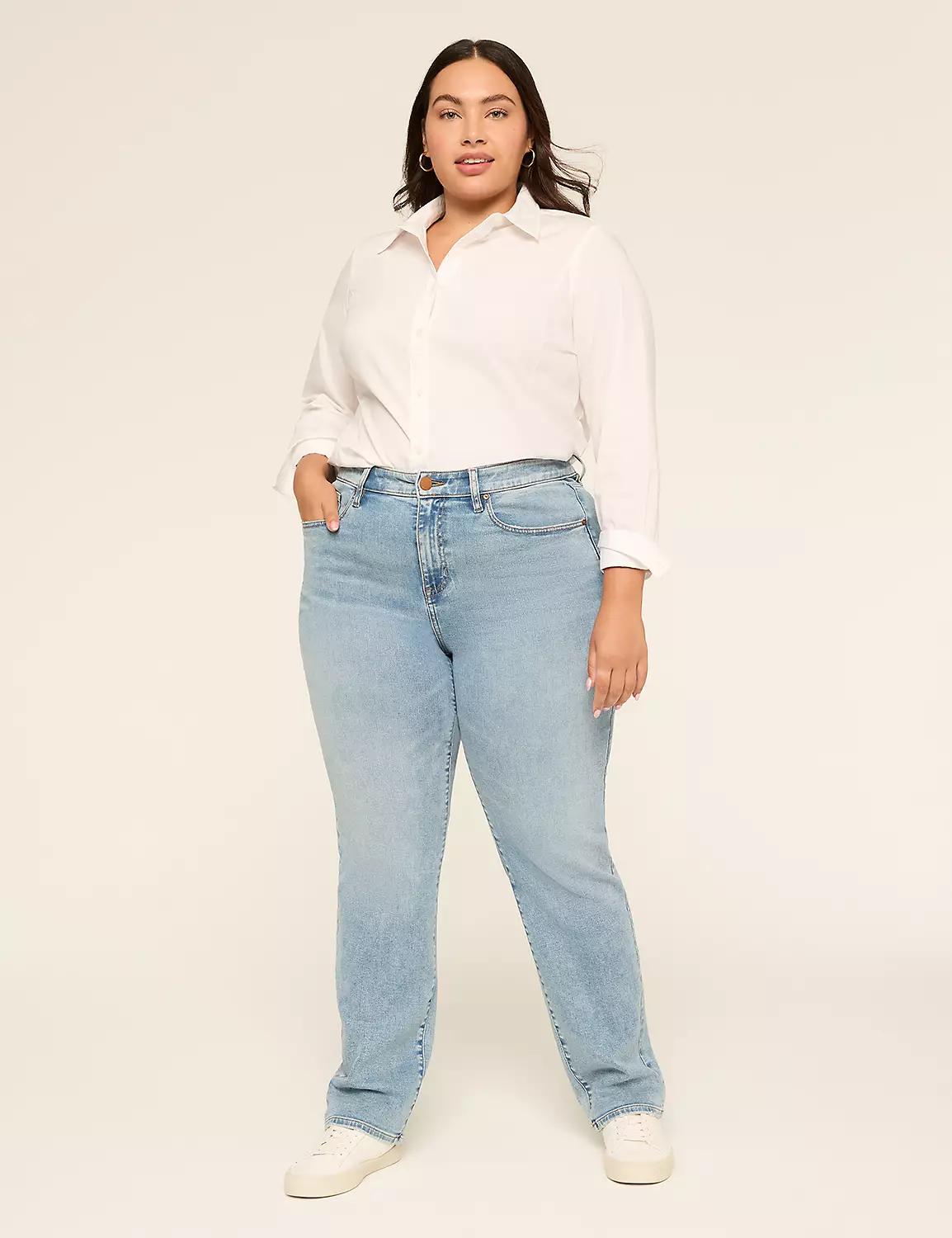 Signature Fit DreamFeel High-Rise Straight Leg Jean Product Image