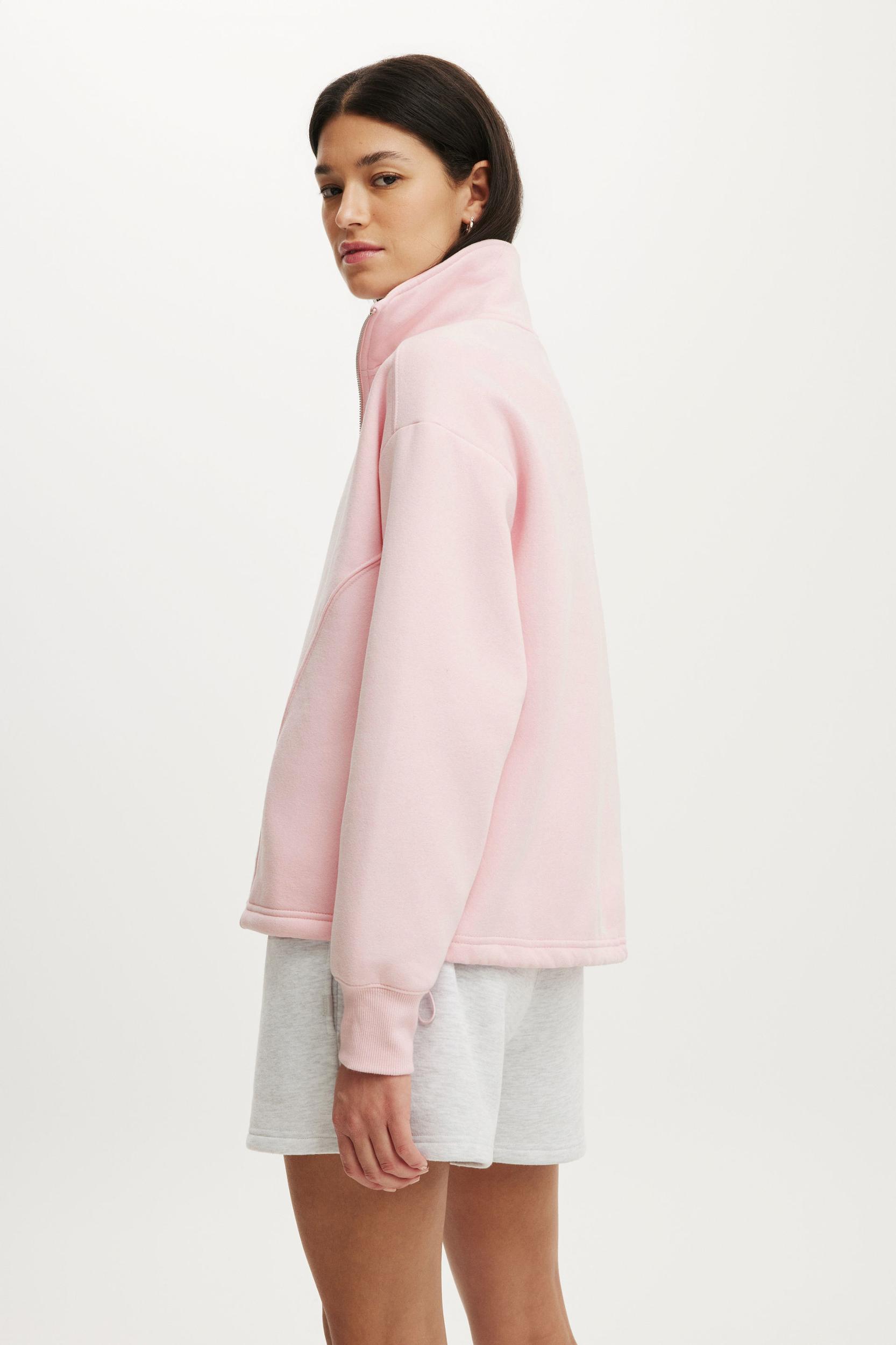 Plush Half Zip Sweatshirt Product Image