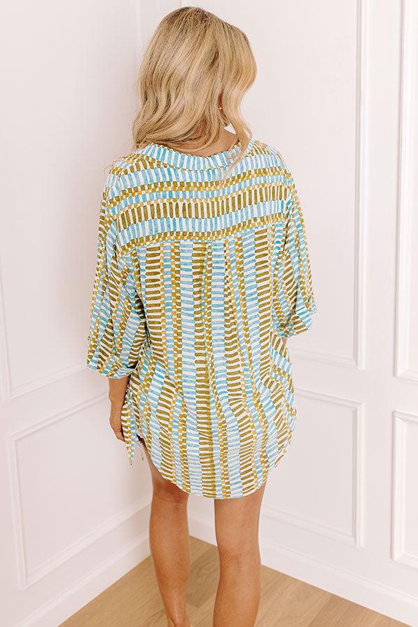 Paradise Breeze Button Down Top Product Image