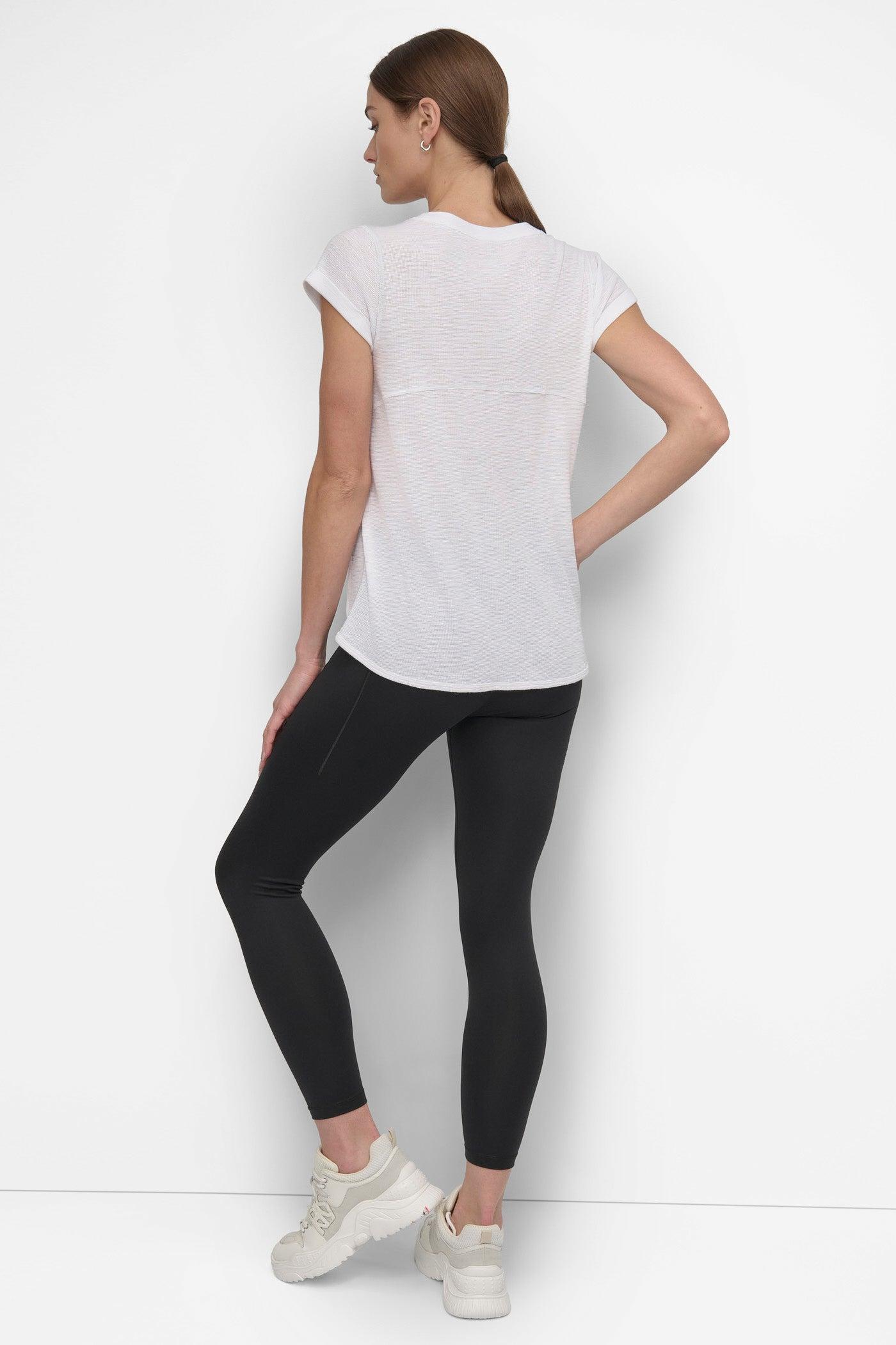 SLUB WAFFLE-KNIT TEE Product Image