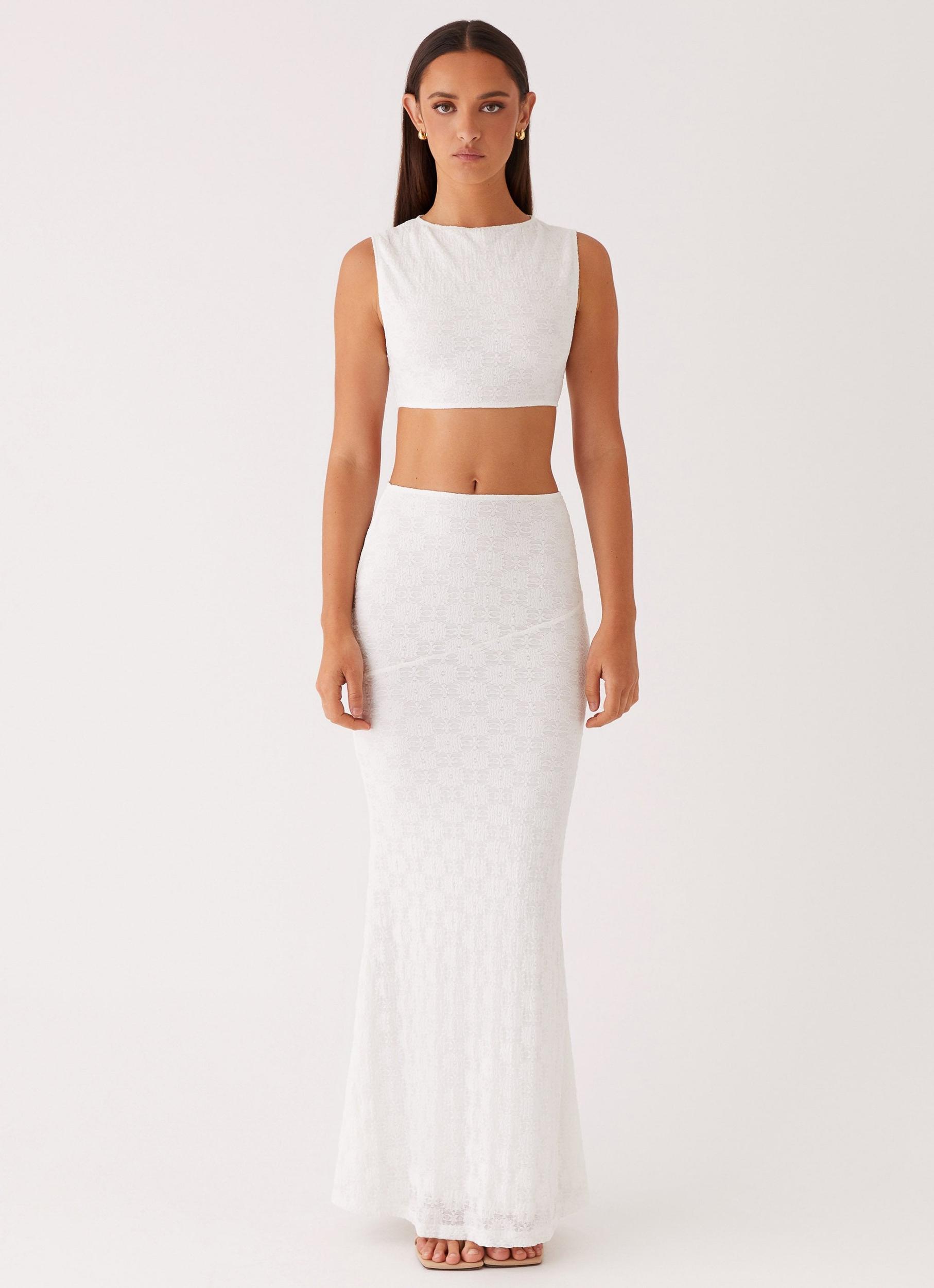 Issey Crop Top - White Product Image