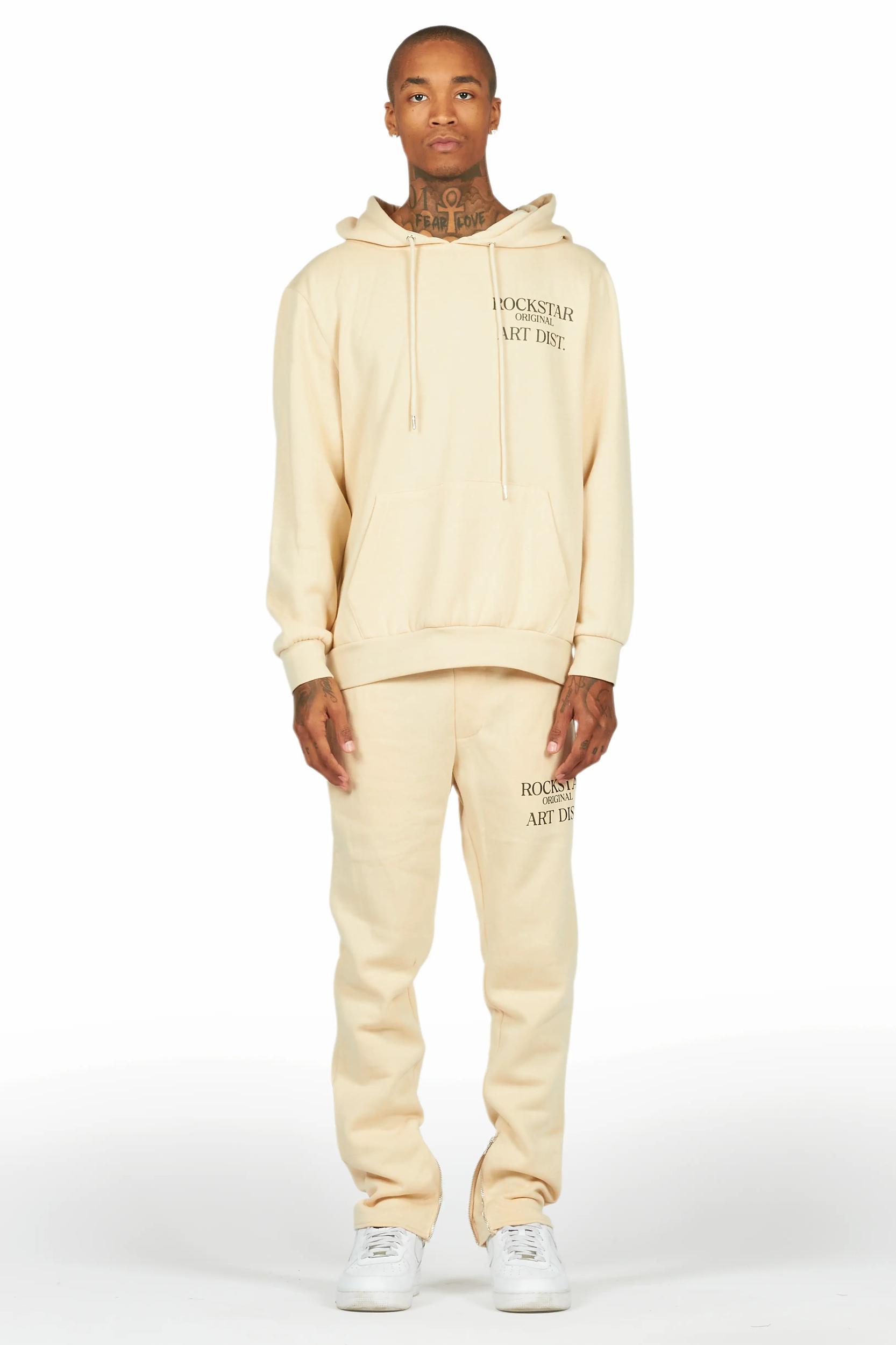 Briggs Beige Hoodie/Slim Fit Track Set Male Product Image