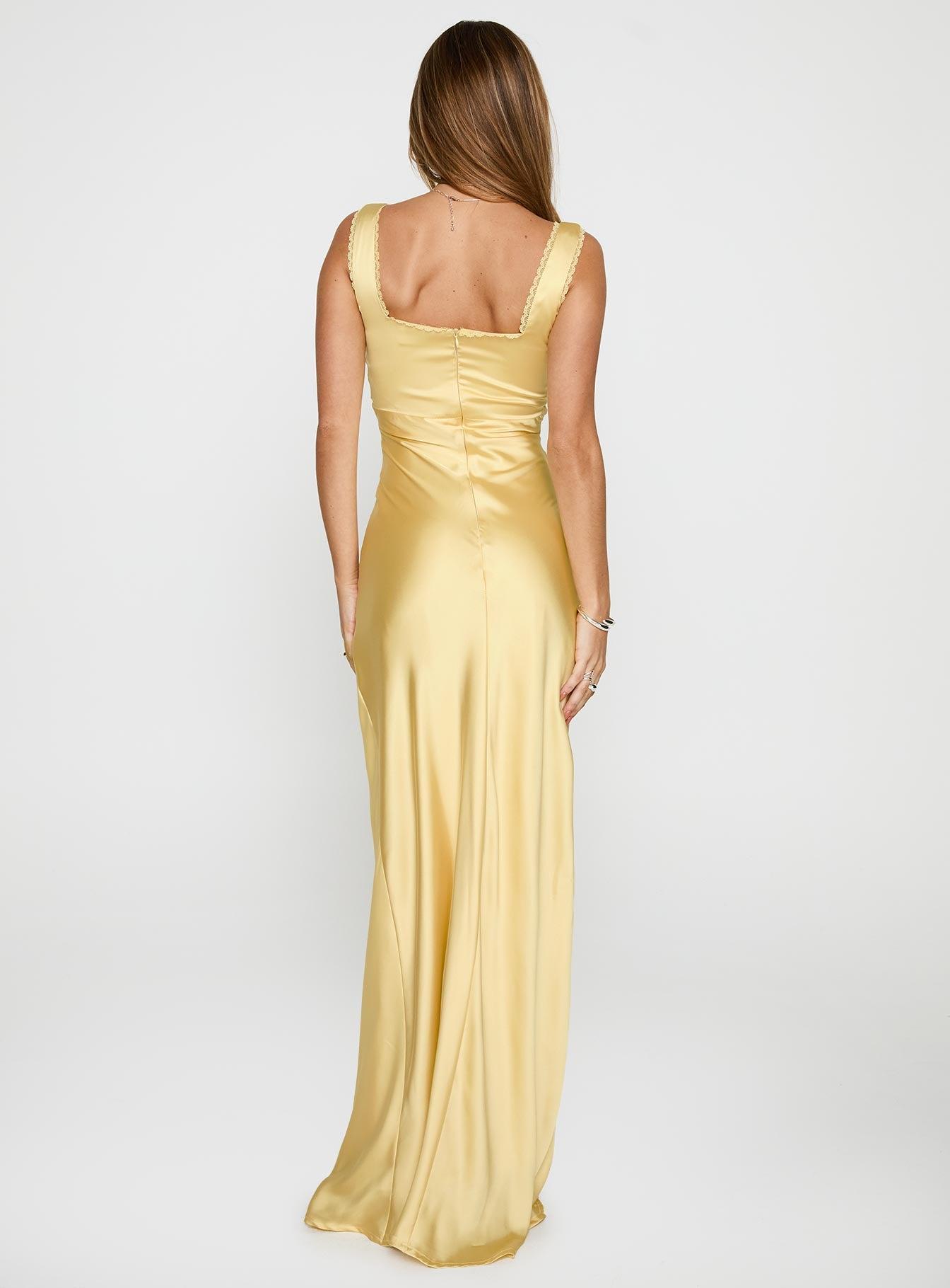 Dasha Maxi Dress Lemon Product Image