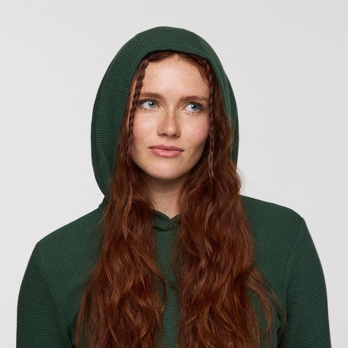 Atajo Long-Sleeve Waffle Hoodie - Women's Product Image