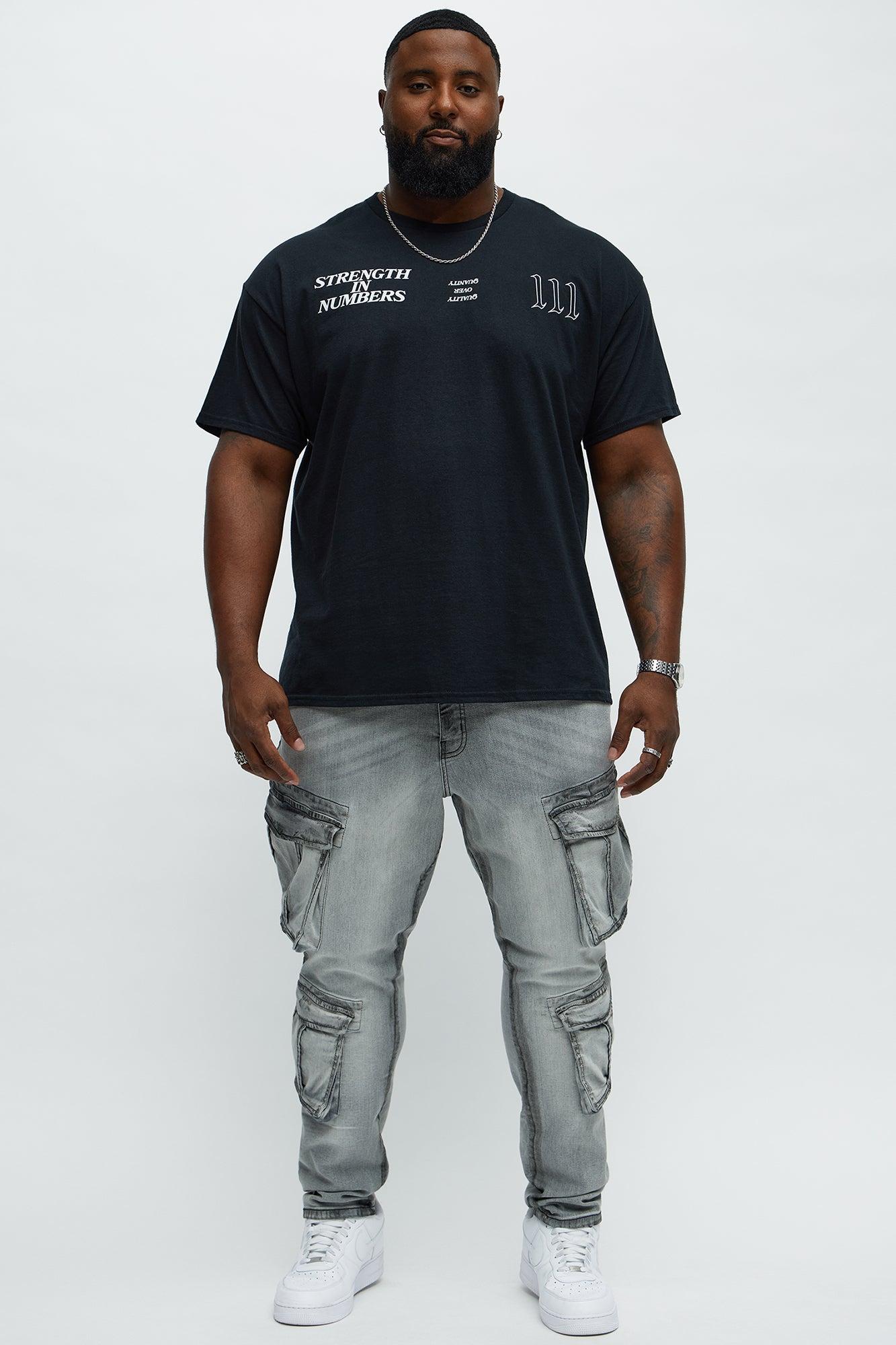 Strength In Numbers Short Sleeve Tee - Black Male Product Image