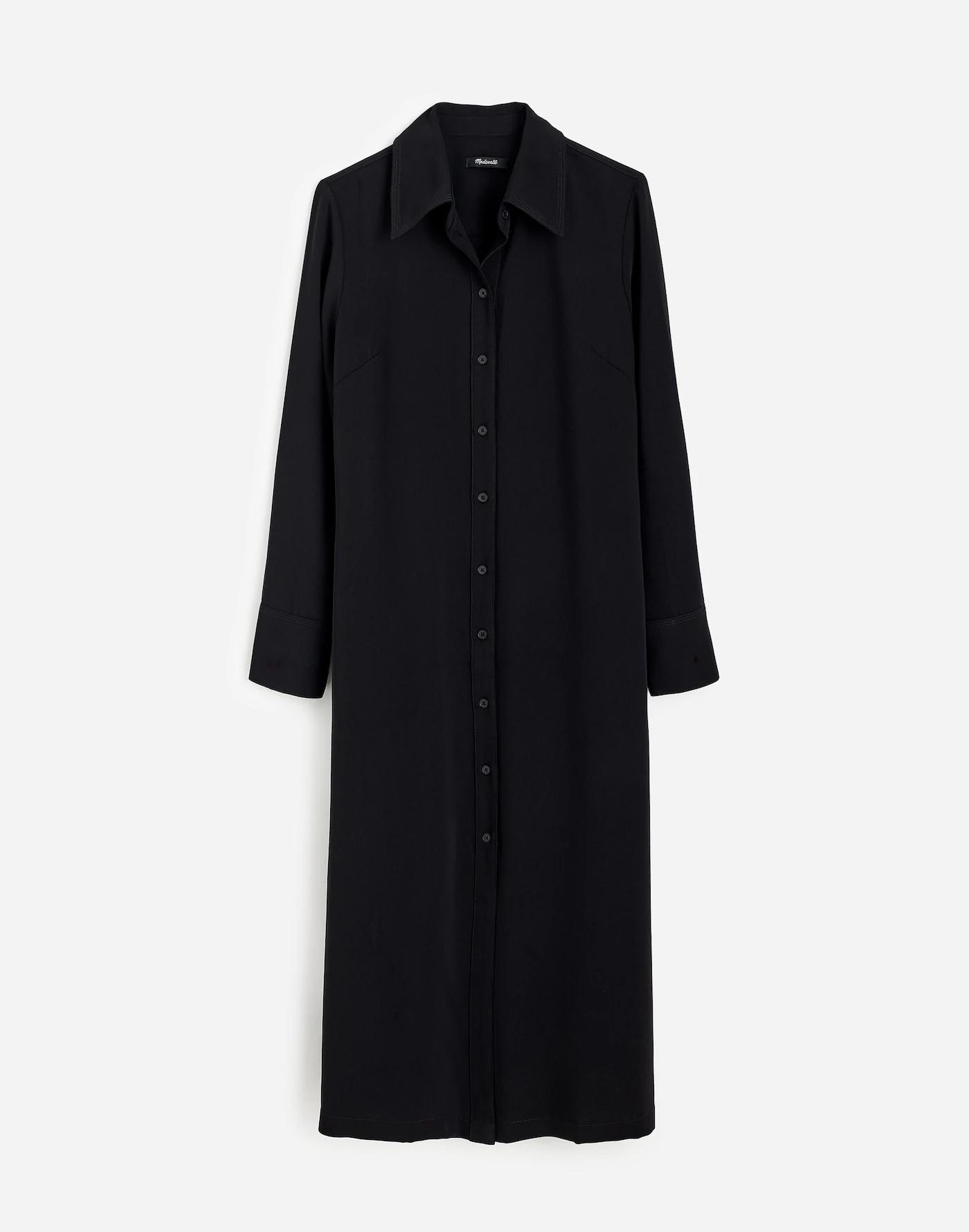 Button-Up Midi Shirtdress Product Image