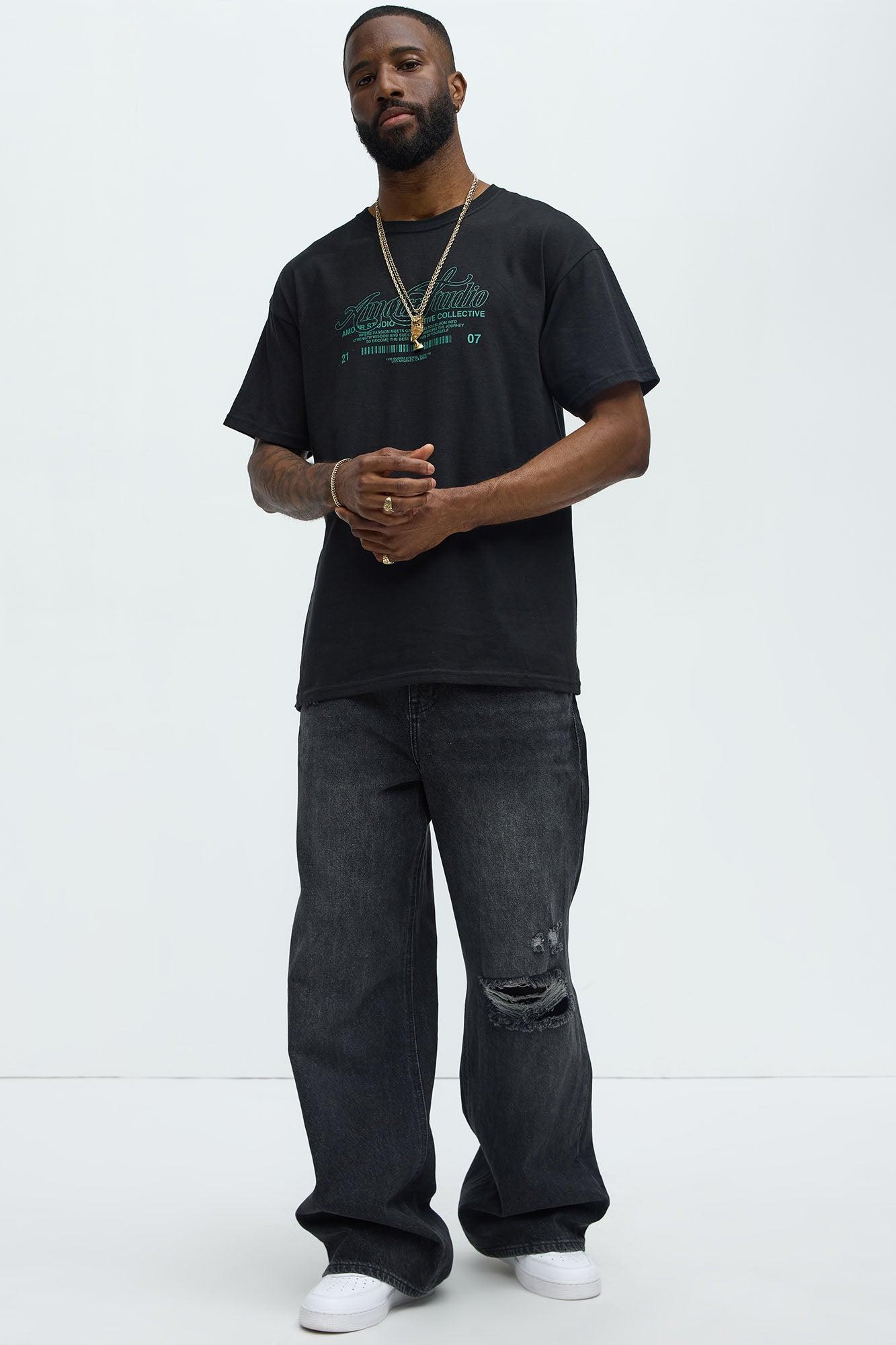 Amour Studio Short Sleeve Tee - Black Product Image