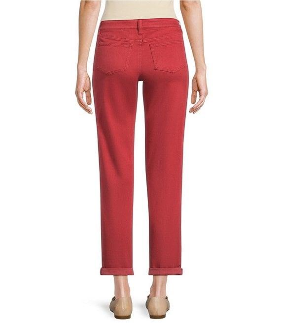 Tommy Bahama Leila Sunwashed Twill Mid Rise Ankle Length Boyfriend Jeans Product Image