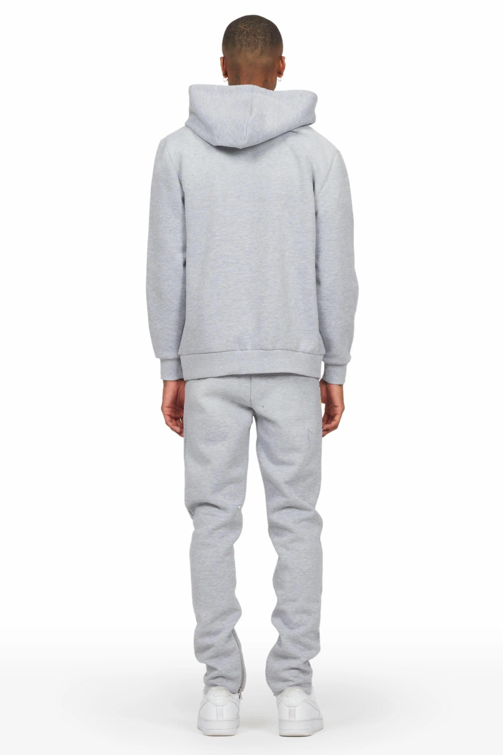 Rockstar Art Dist. Heather Grey Slim Fit track Set Male Product Image