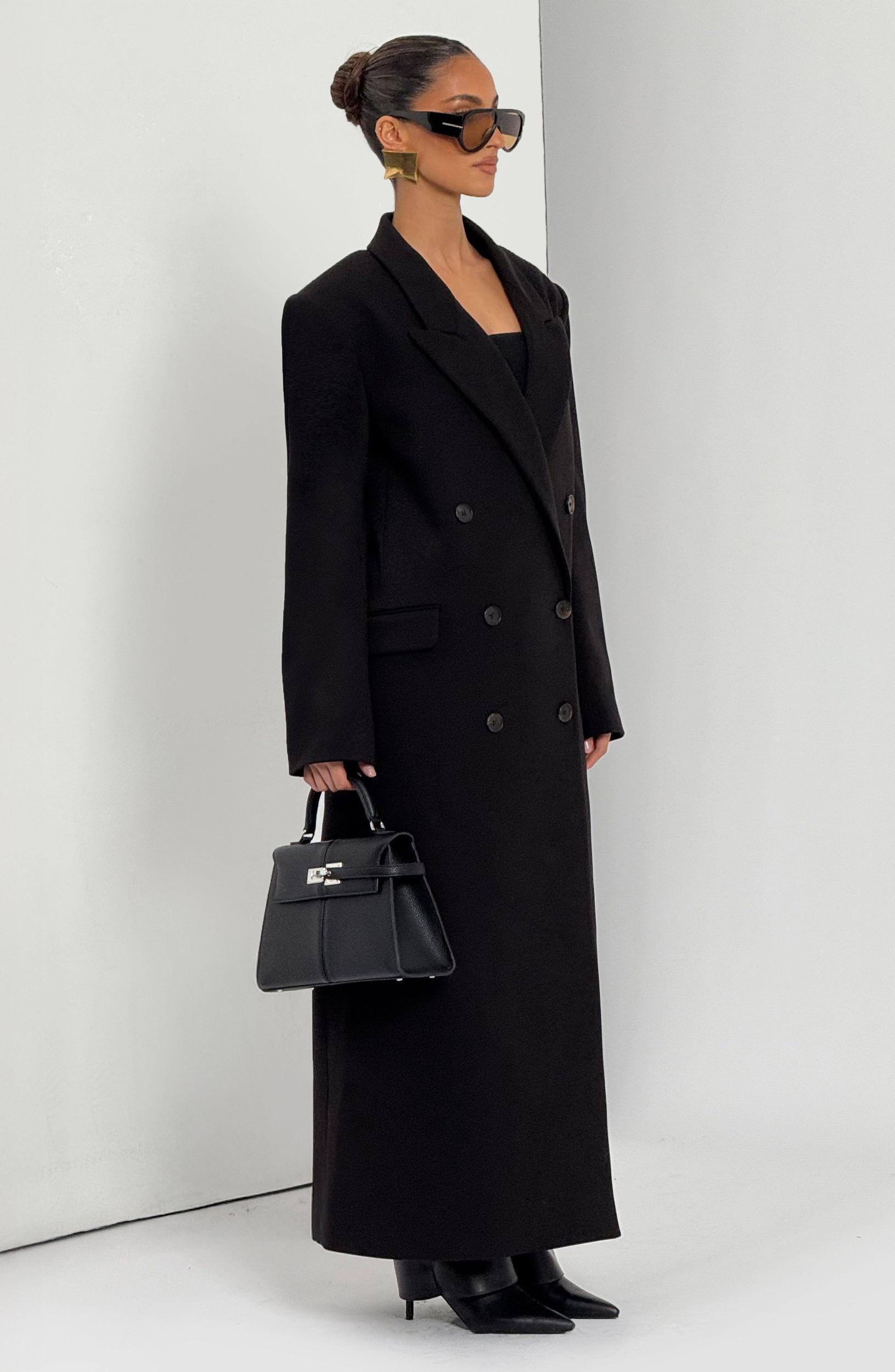 Michelle Coat - Black Product Image
