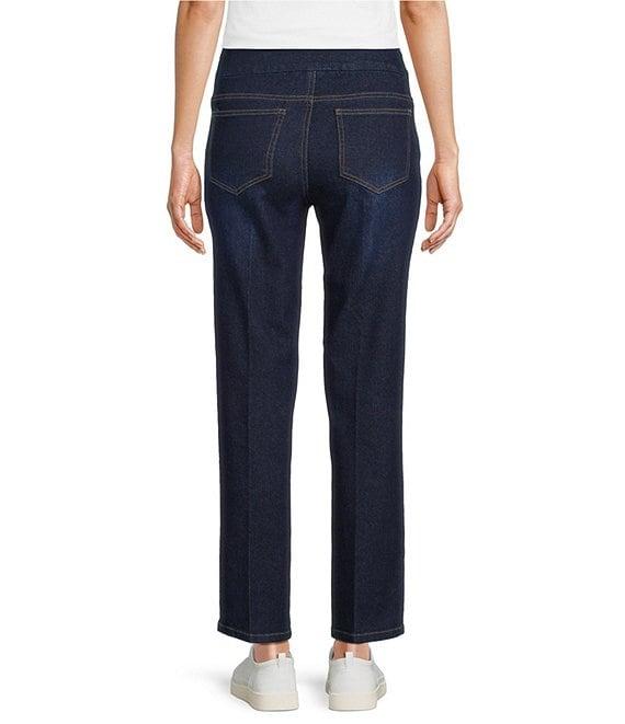 Multiples Stretch Relaxed Pull-On Ankle Jeans Product Image