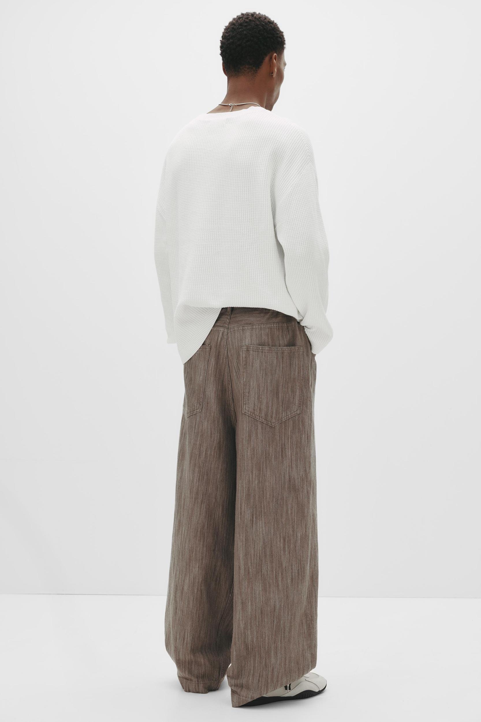 Waffle knit sweater Product Image