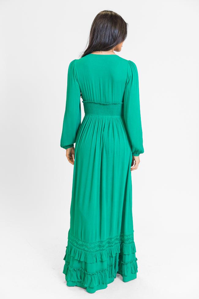 Lucky To Have You Jade Maxi Dress FINAL SALE Product Image