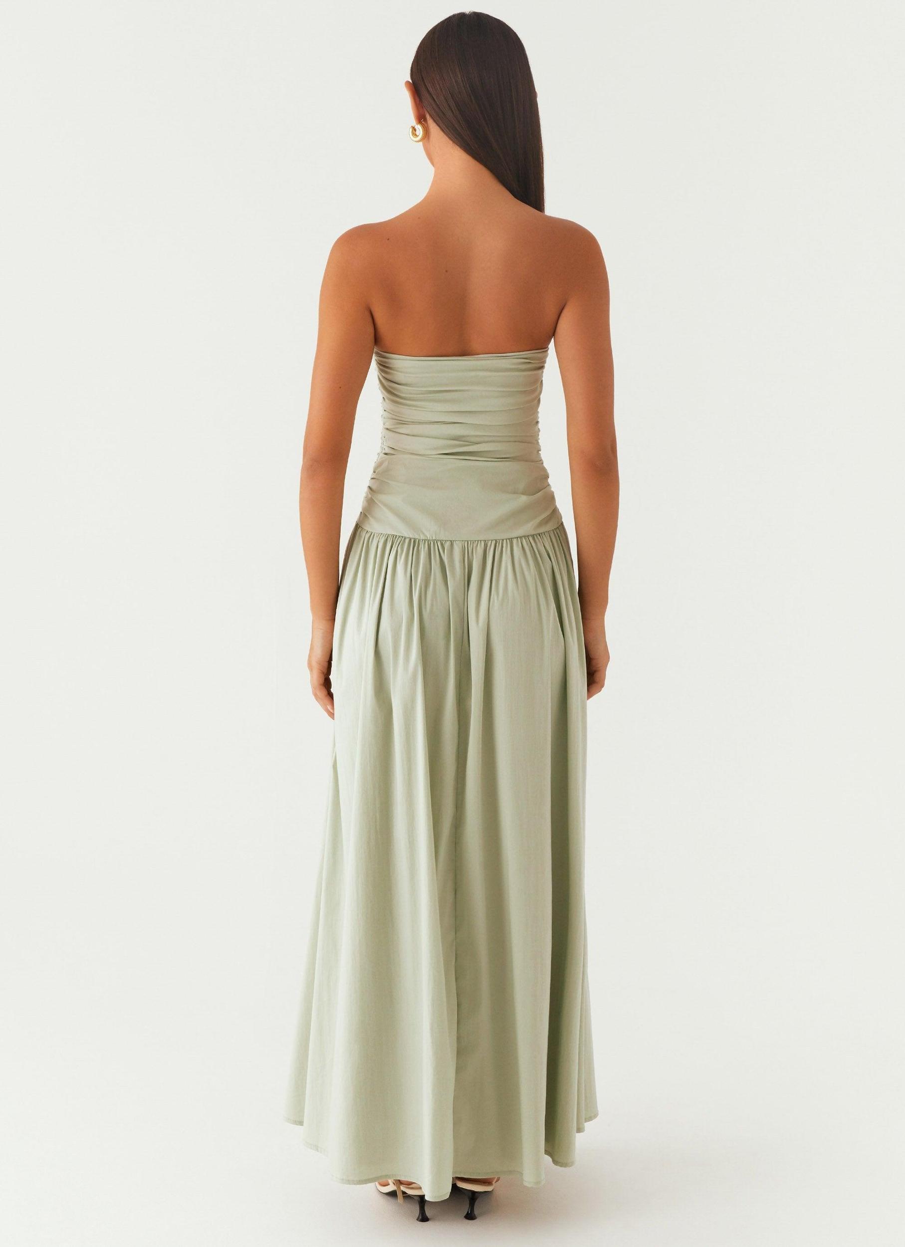 Carmel Maxi Dress - Sage Product Image