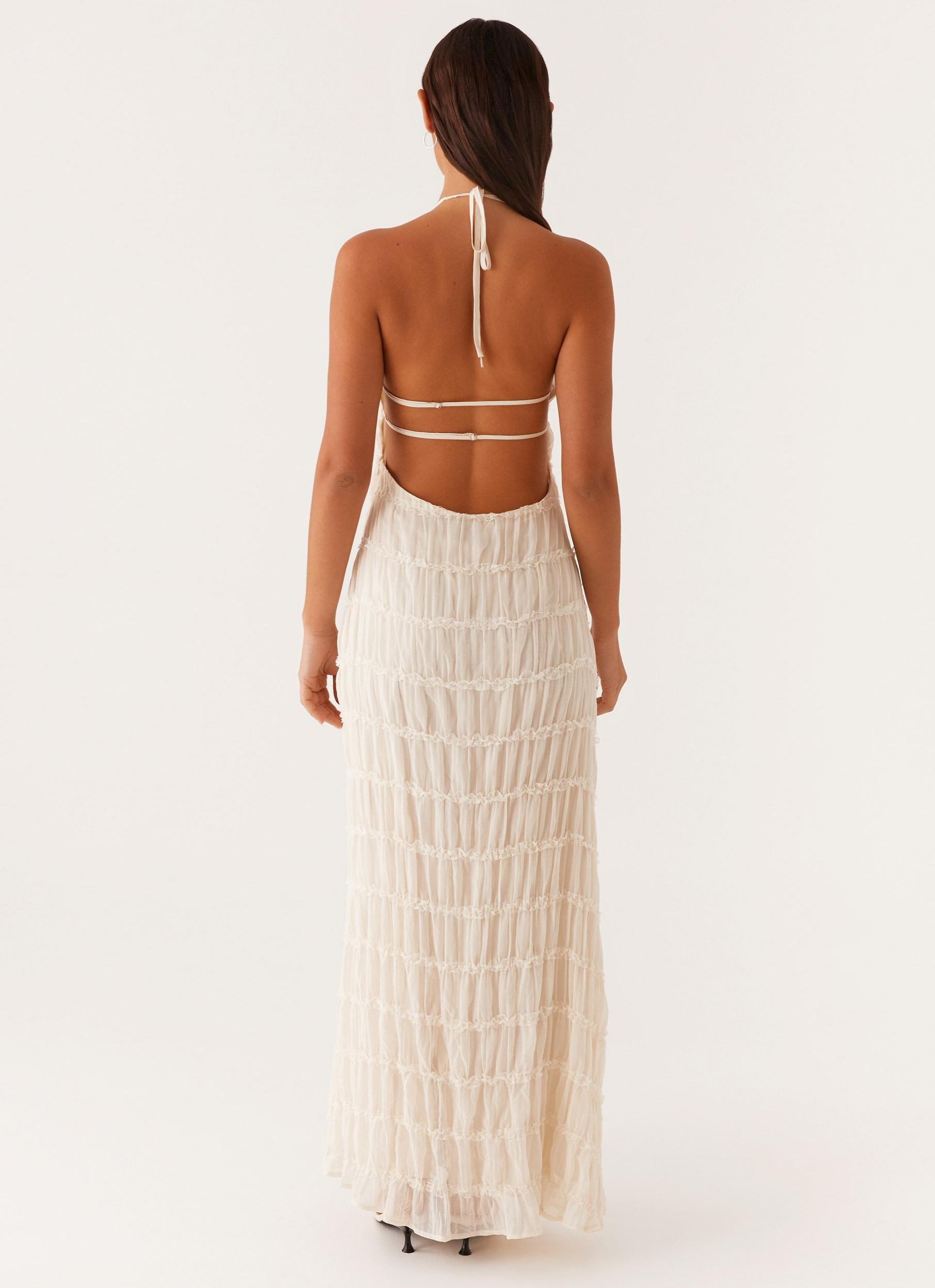 Aullie Maxi Dress - Ivory Product Image