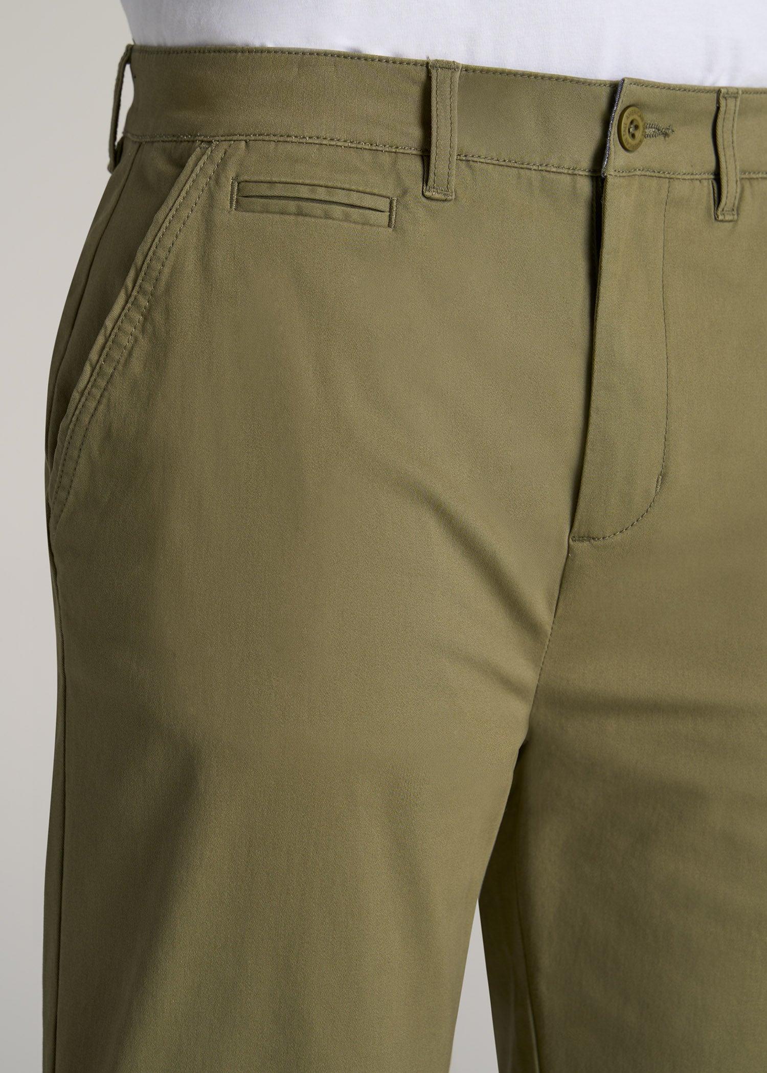Chino Shorts for Tall Men in Desert Khaki Male Product Image
