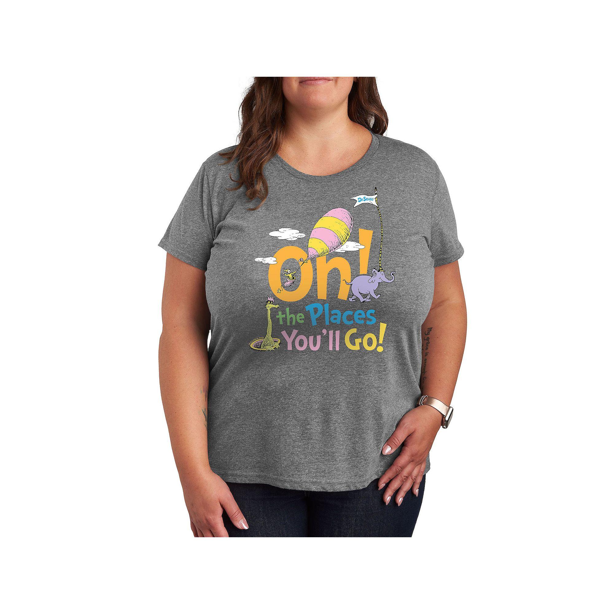 Plus Dr. Seuss Oh The Places You'll Go Graphic Tee, Women's,  Product Image