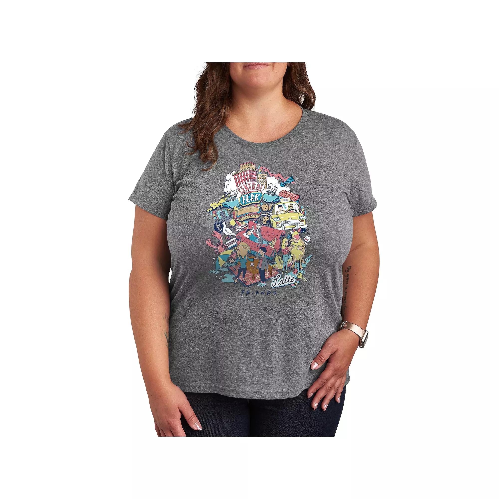Plus Friends Collage Graphic Tee, Women's,  Product Image