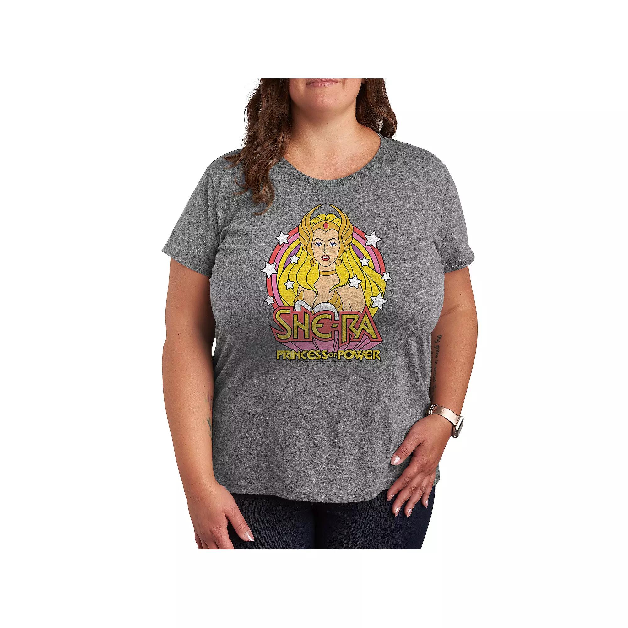Plus She-Ra With Stars Graphic Tee, Women's,  Product Image