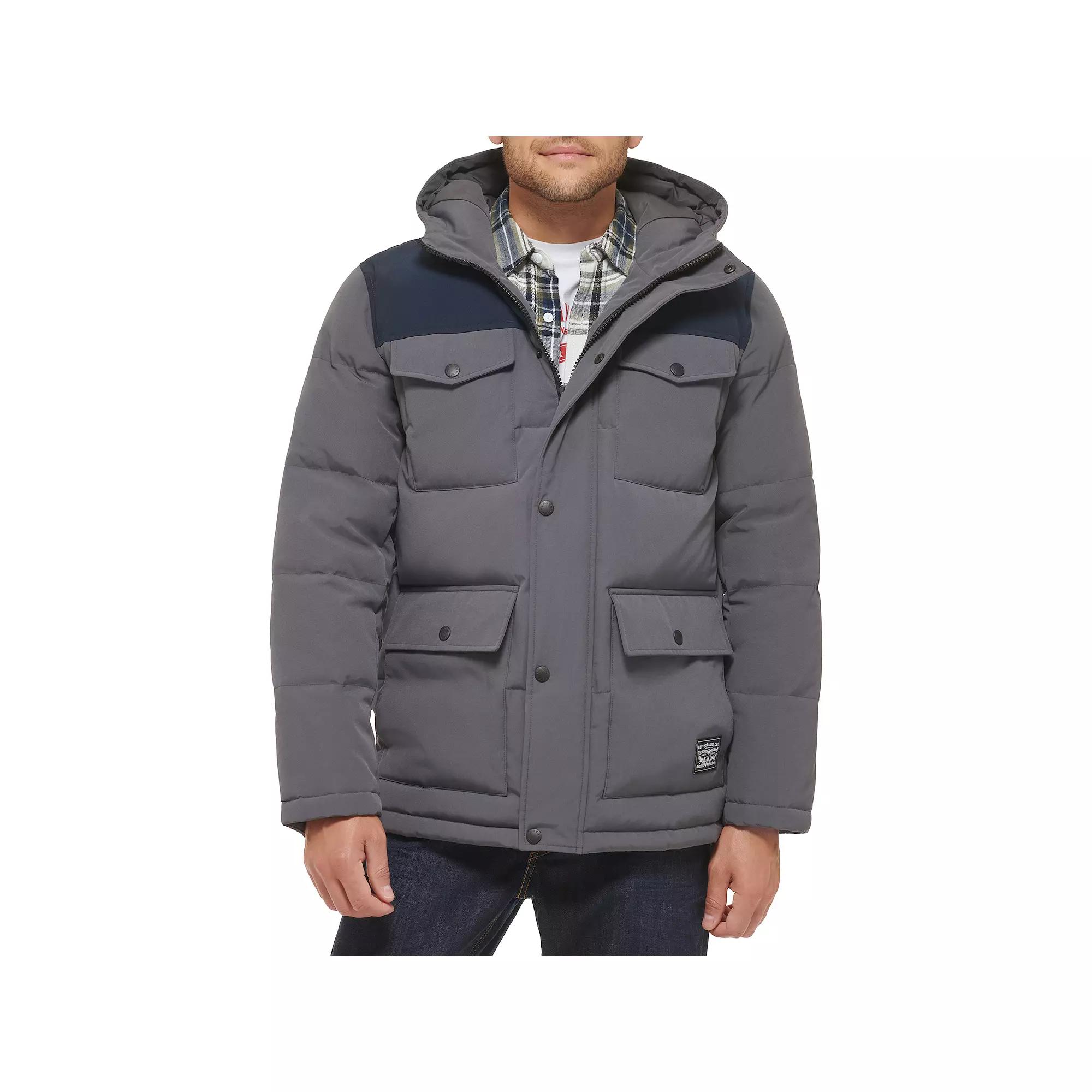 Men's Levi's® Four Pocket Hooded Parka,  Product Image