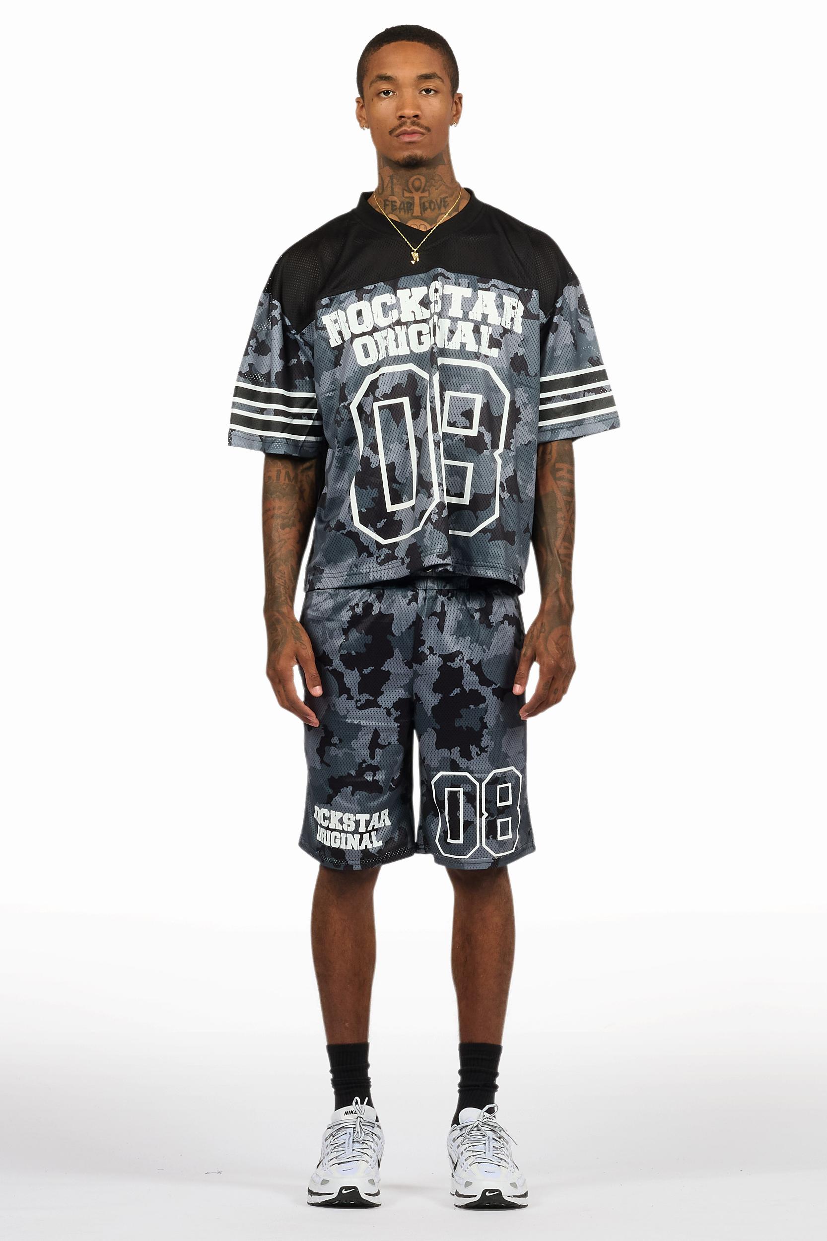 Fero Black T-Shirt/Short Set Male Product Image