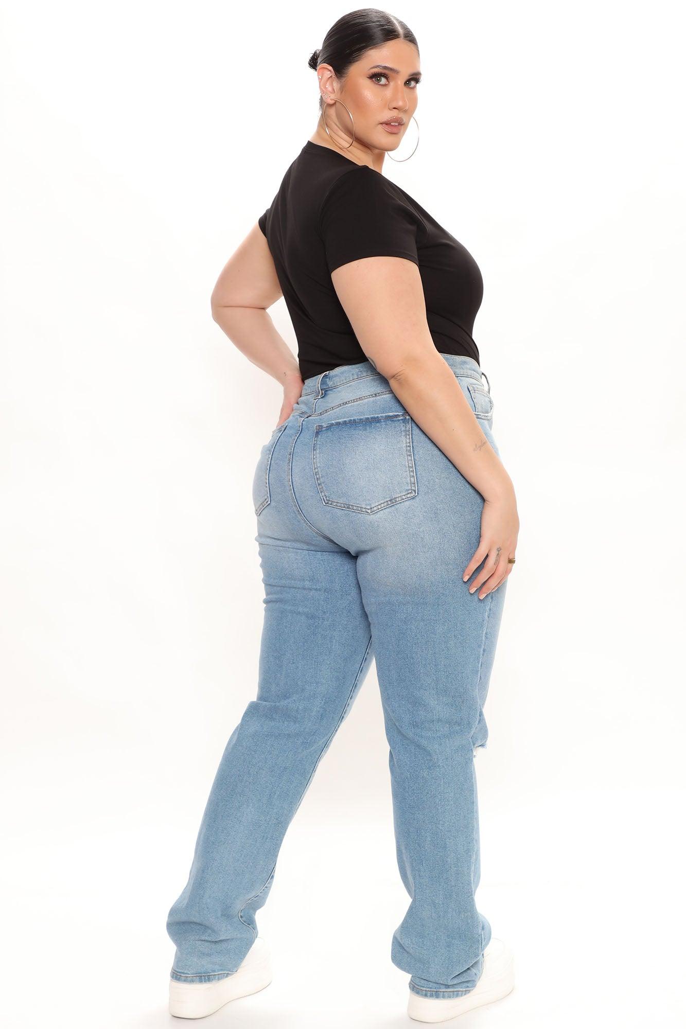 Leanne Crew Neck Bodysuit - Black Product Image