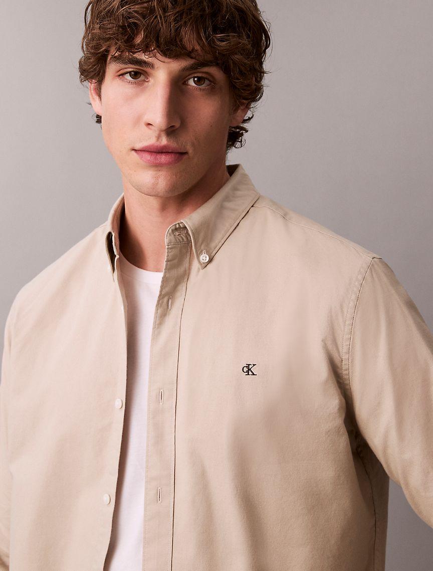 Solid Oxford Classic Button-Down Shirt Product Image