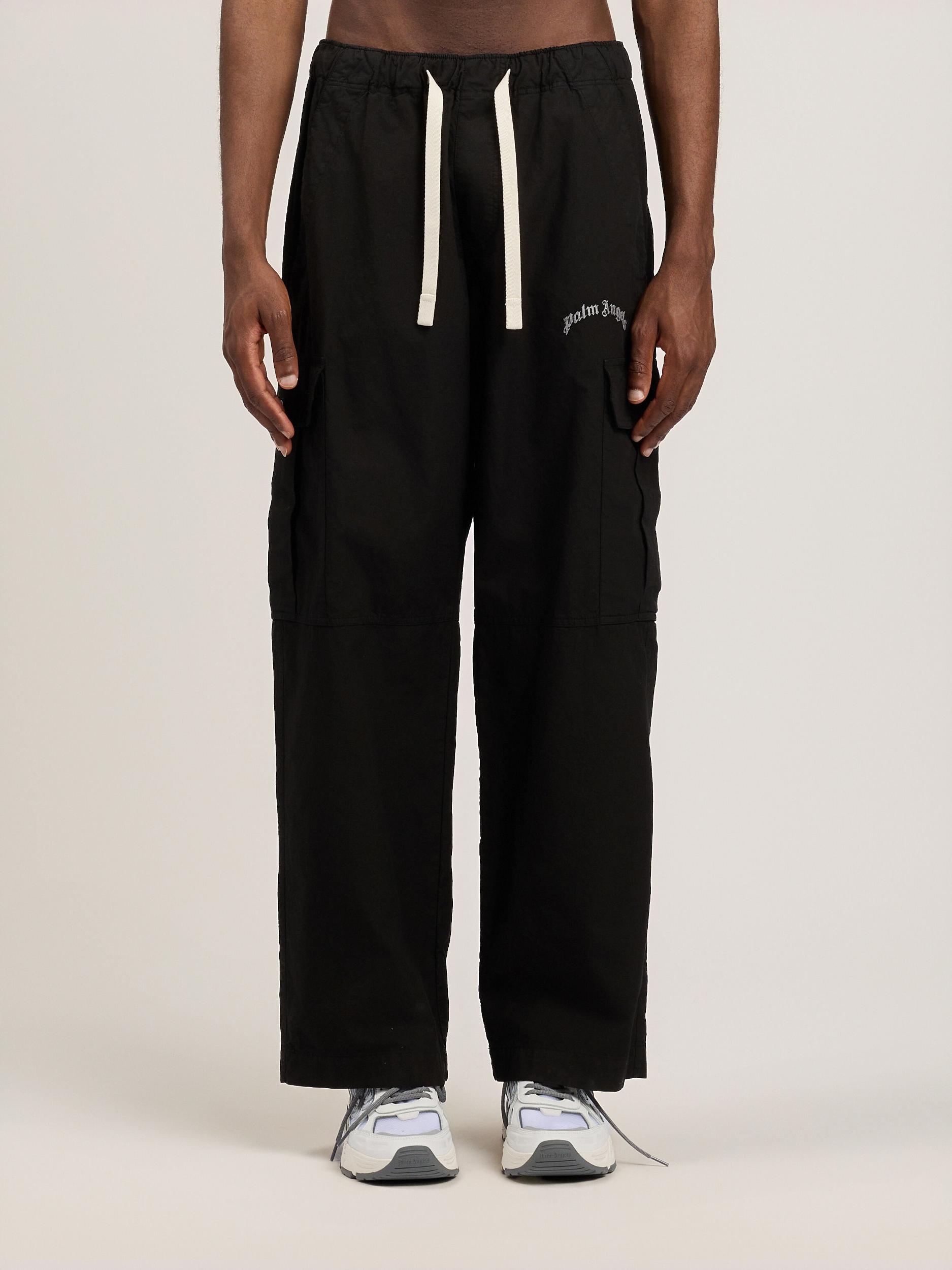 Curved Logo Loose Cargo Pants Product Image
