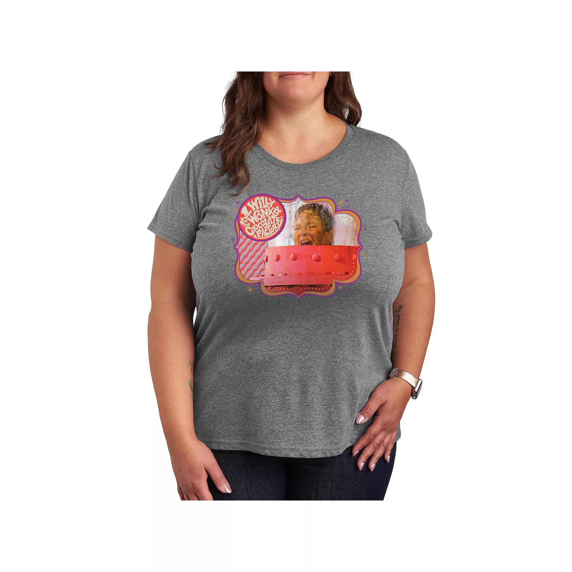 Plus Willy Wonka and the Chocolate Factory Augustus Gloop Graphic Tee, Women's,  Product Image