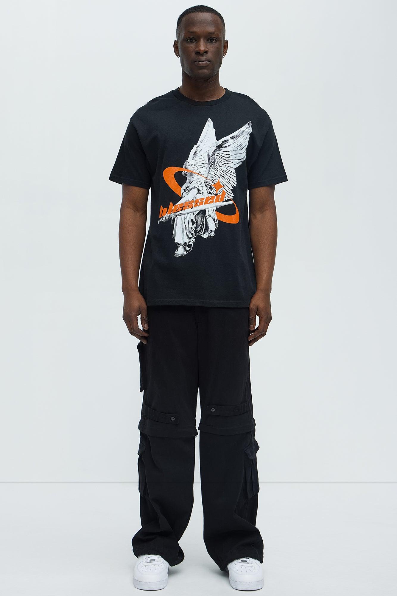 Blessed Era Short Sleeve Tee - Black Male Product Image