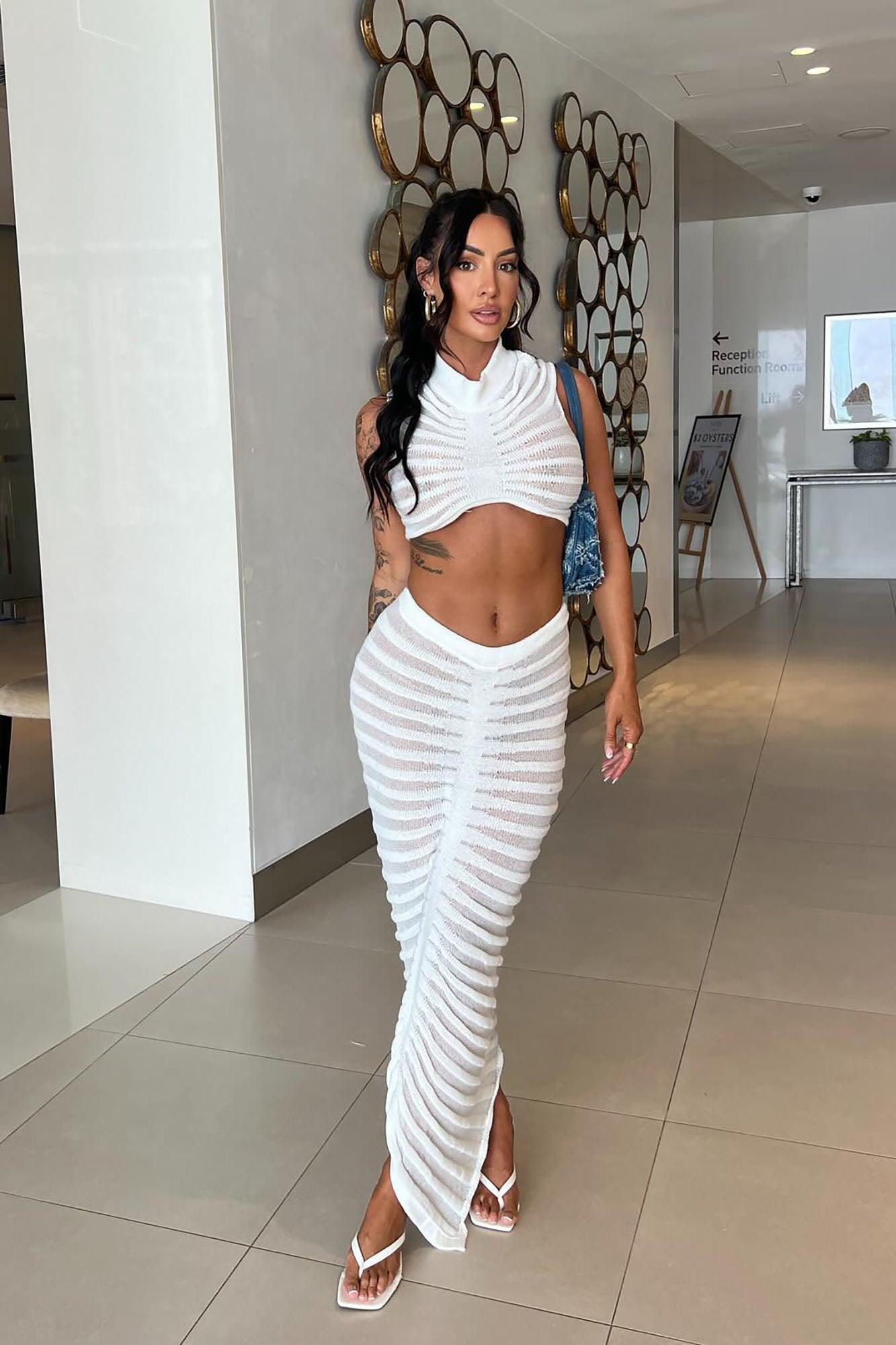 Key West Skirt Set - White Product Image