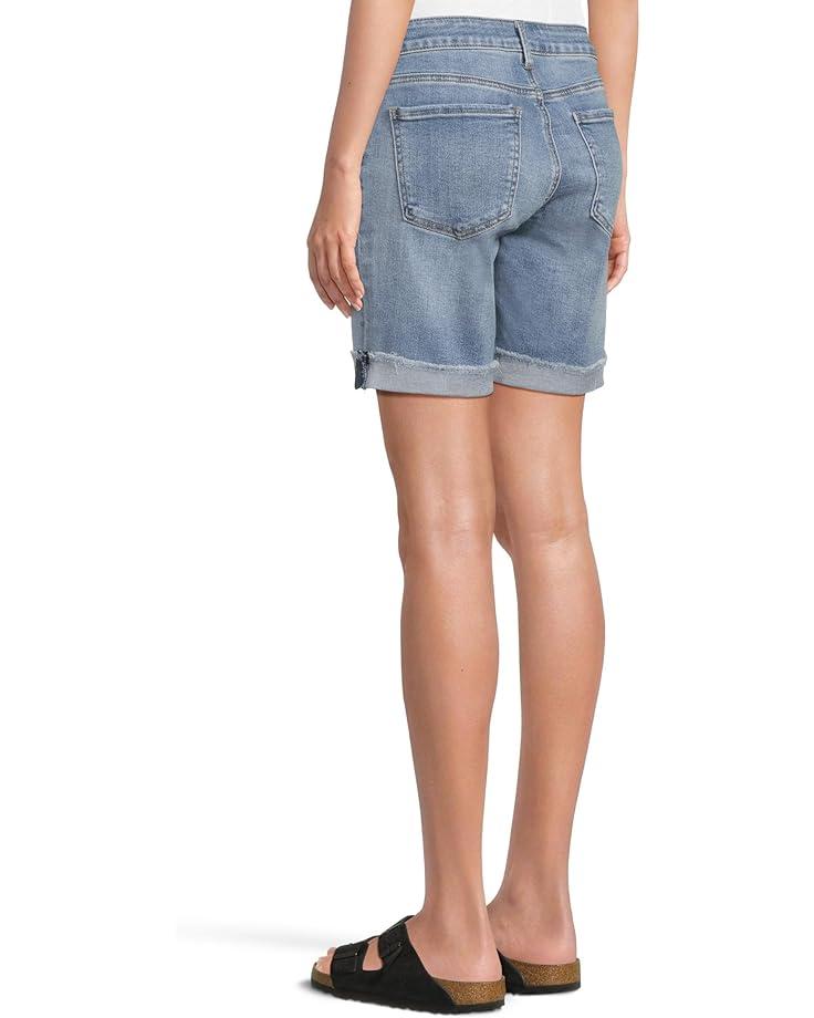 Hailey High-Rise Shorts with Raw Hem Product Image