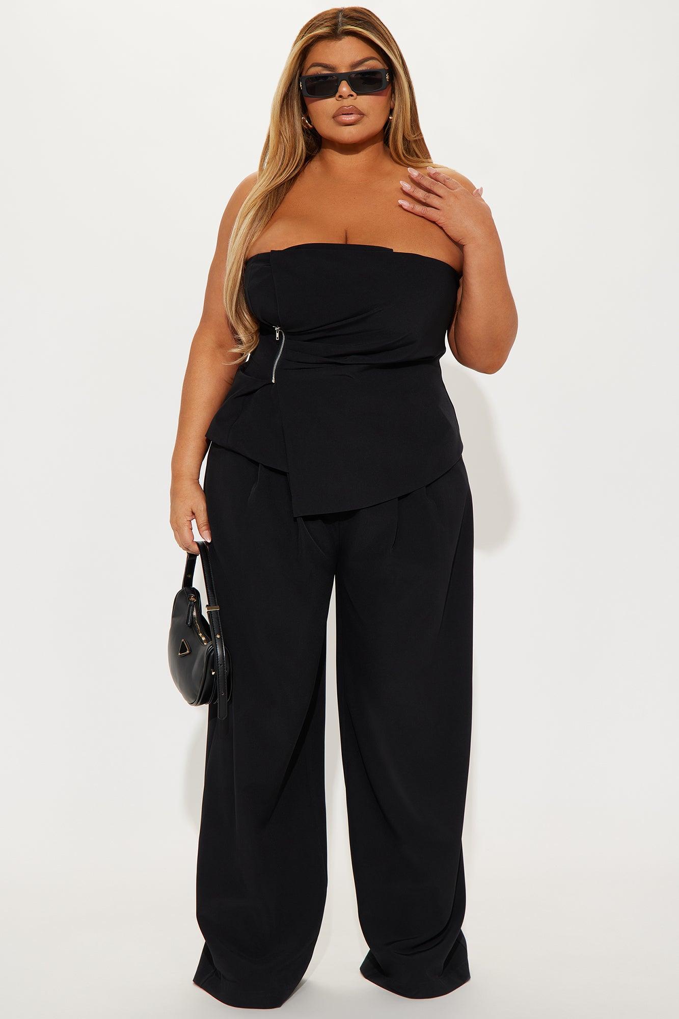 Get Over It Pant Set - Black Product Image