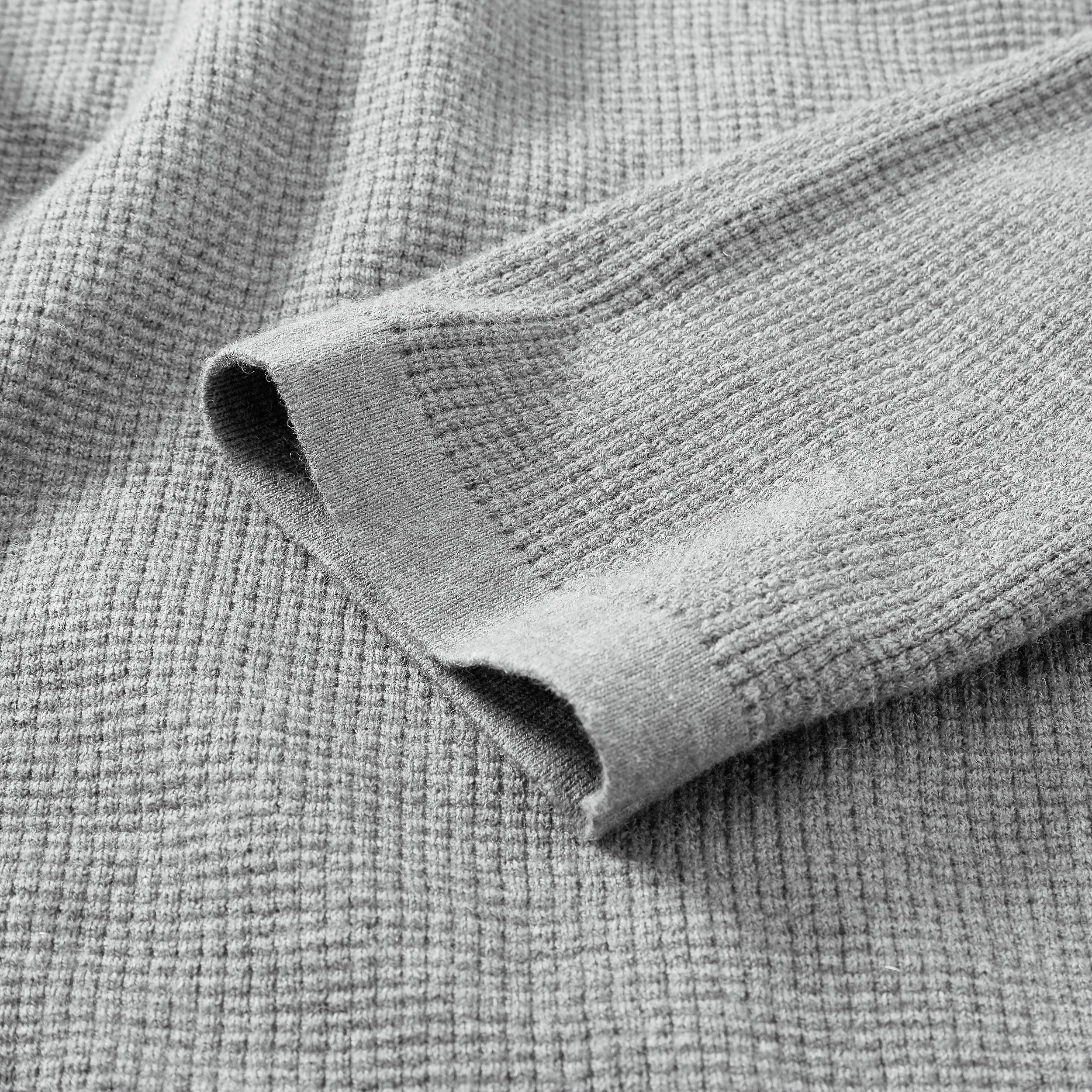 Cashmere Waffle Stitch Pullover Sweater Product Image