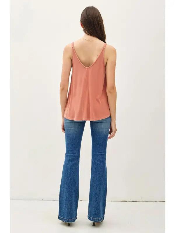 Flowy V-Neck Tank Product Image