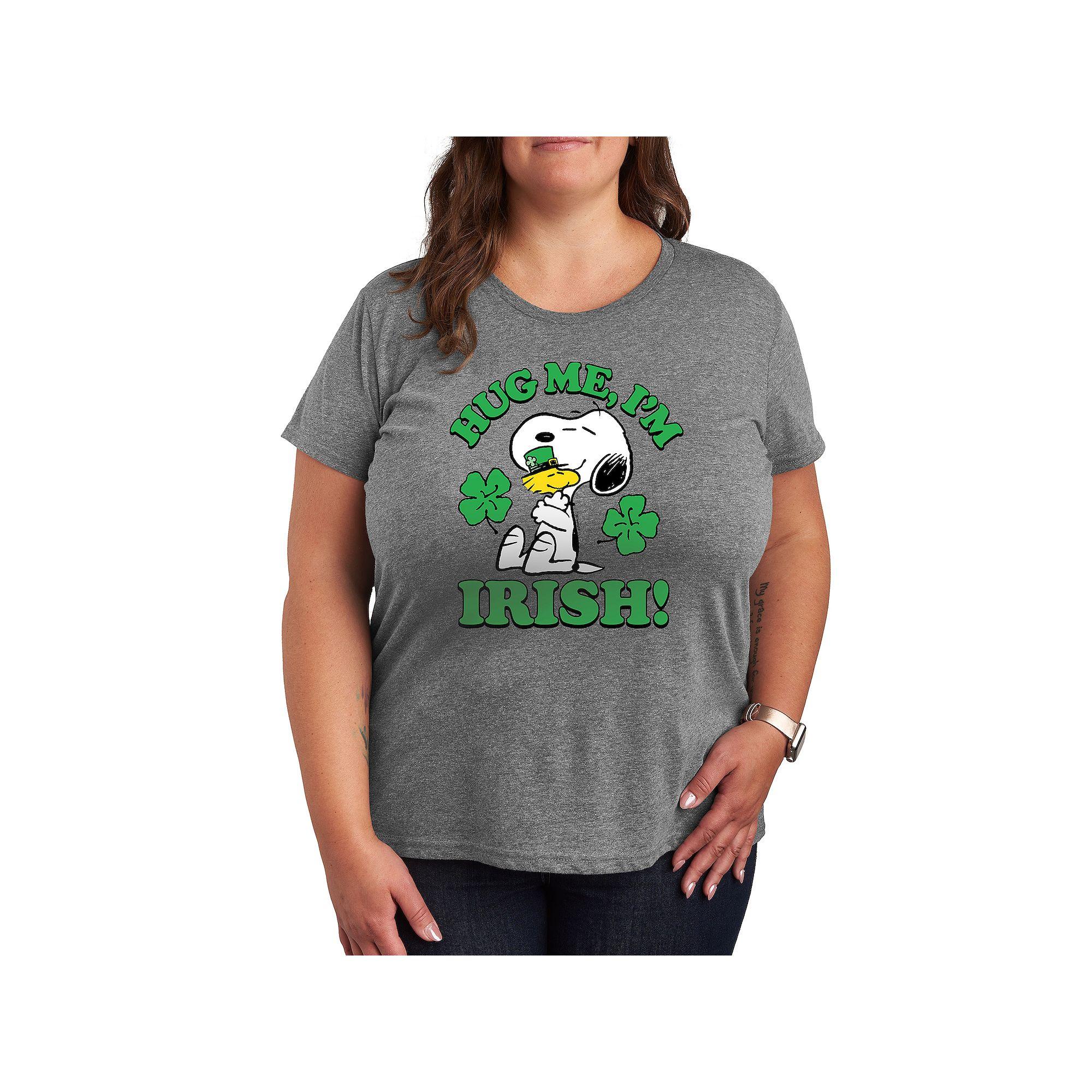 Plus Peanuts Snoopy Roses Graphic Tee, Women's,  Product Image