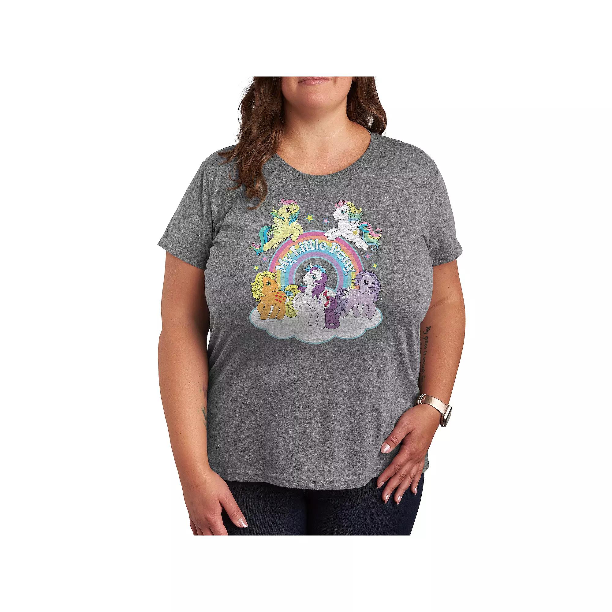 Plus My Little Pony Chatacter Group Graphic Tee, Women's,  Product Image