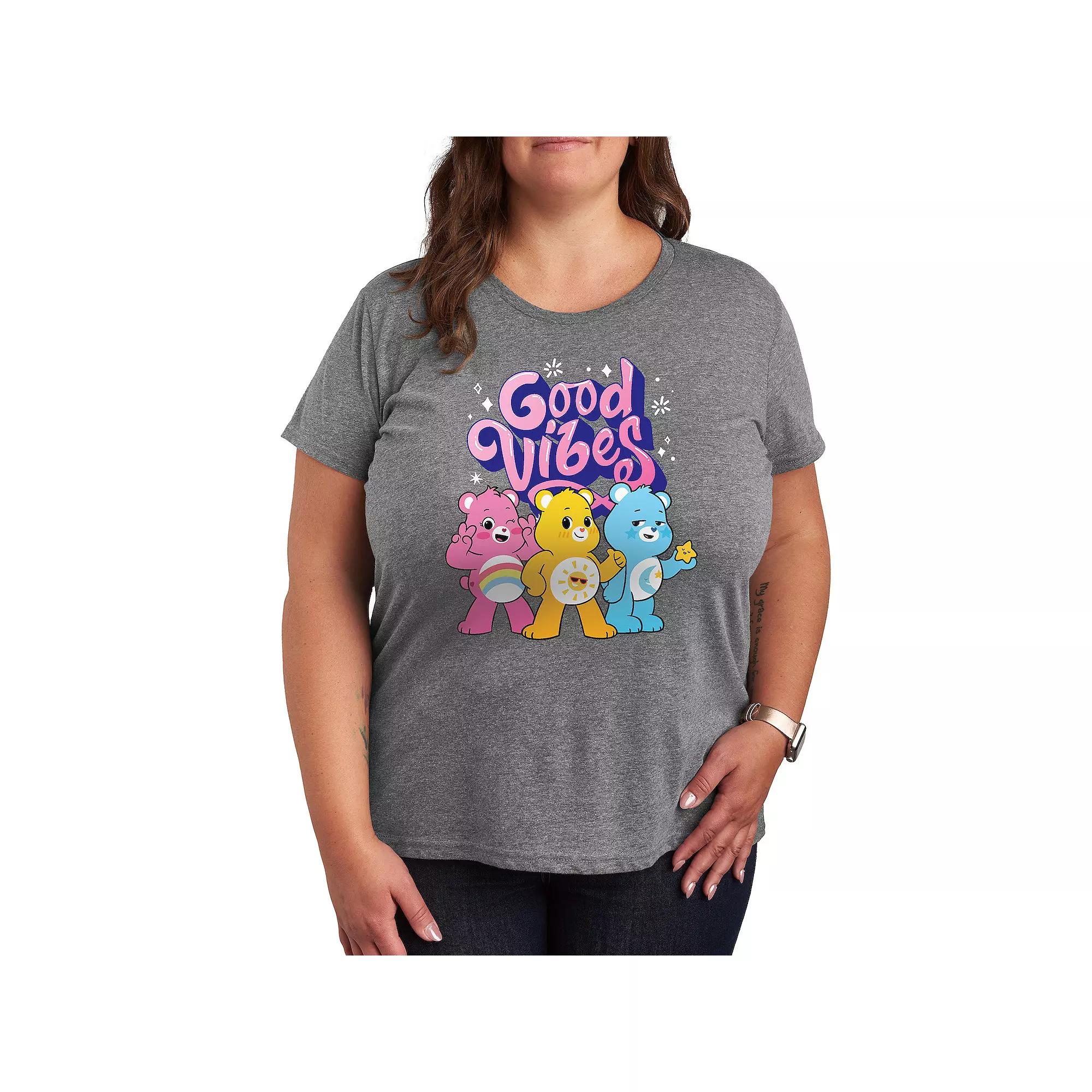 Plus Care Bears Vibes Graphic Tee, Women's,  Product Image
