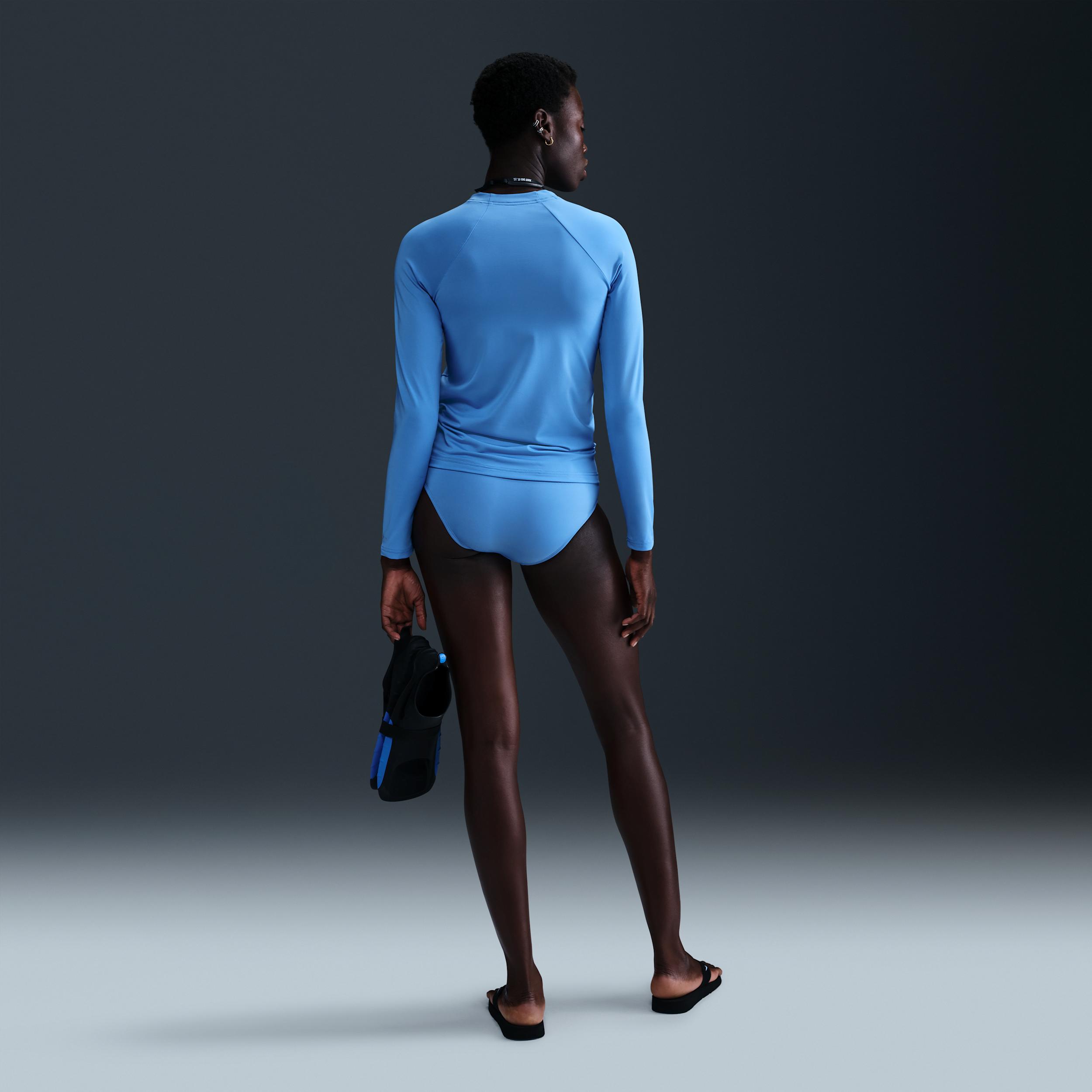 Nike Essential Women's Long-Sleeve Hydroguard Swim Shirt Product Image
