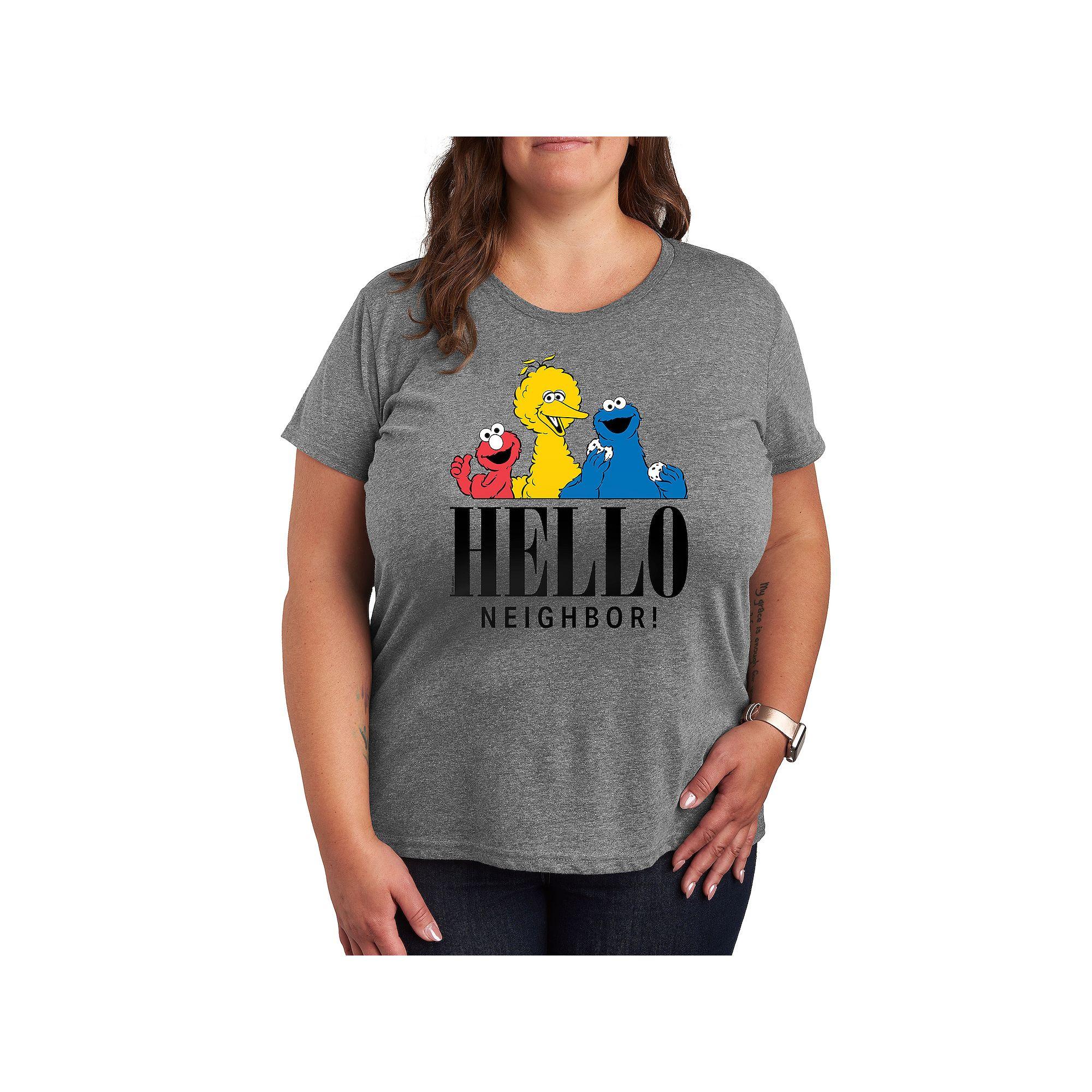 Plus Sesame Street Howdy Graphic Tee, Women's,  Product Image