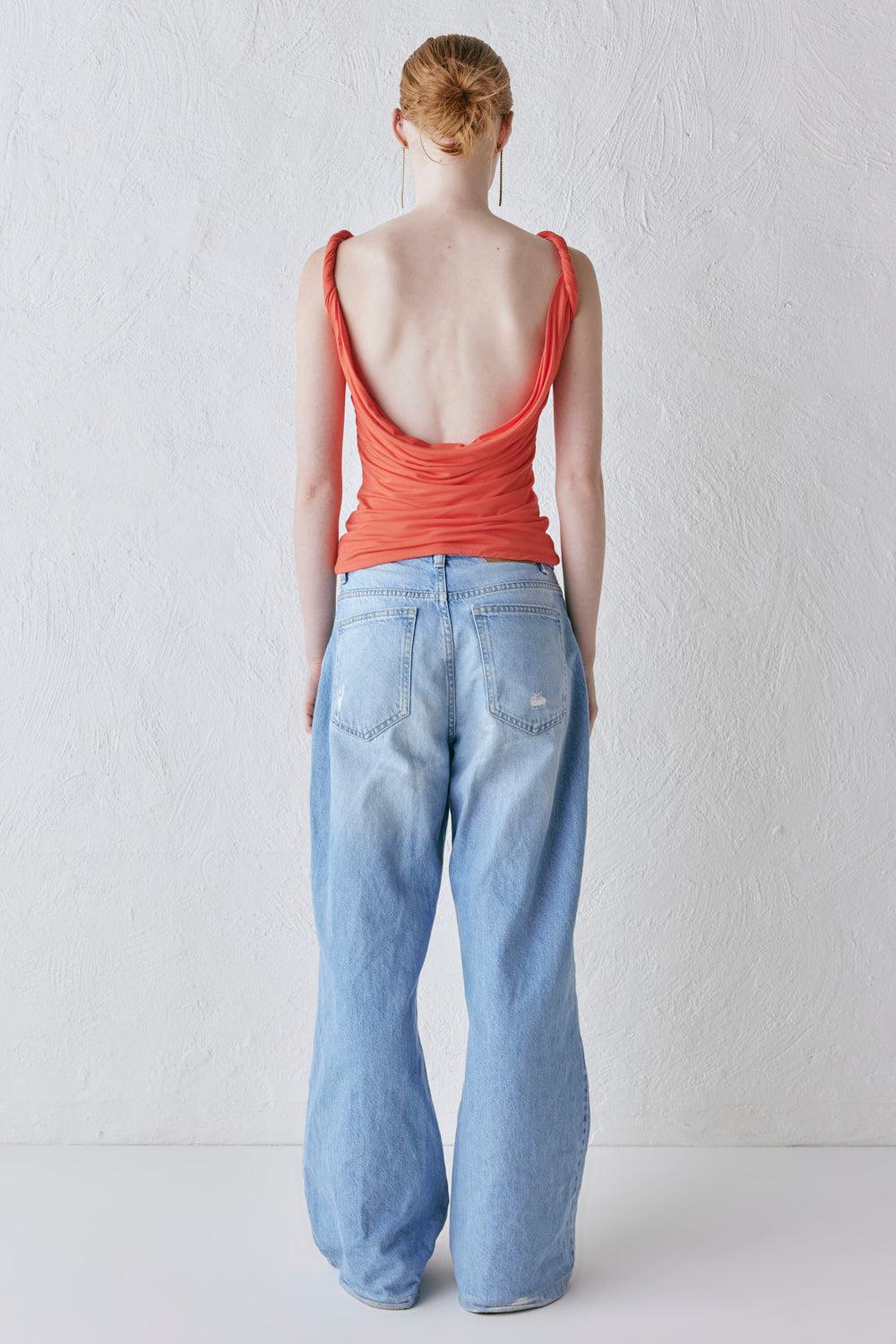 Camelia Top Coral Product Image