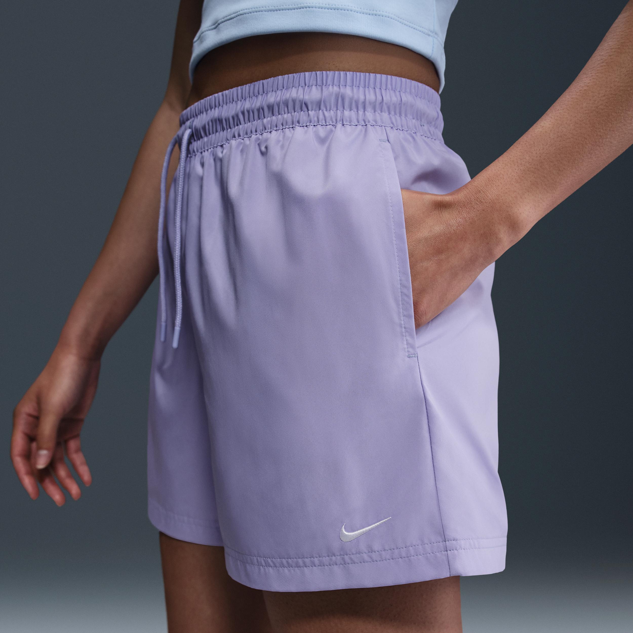 Womens Nike Sportswear Classic Wovens Mid-Rise Shorts | FV7557-533 Product Image