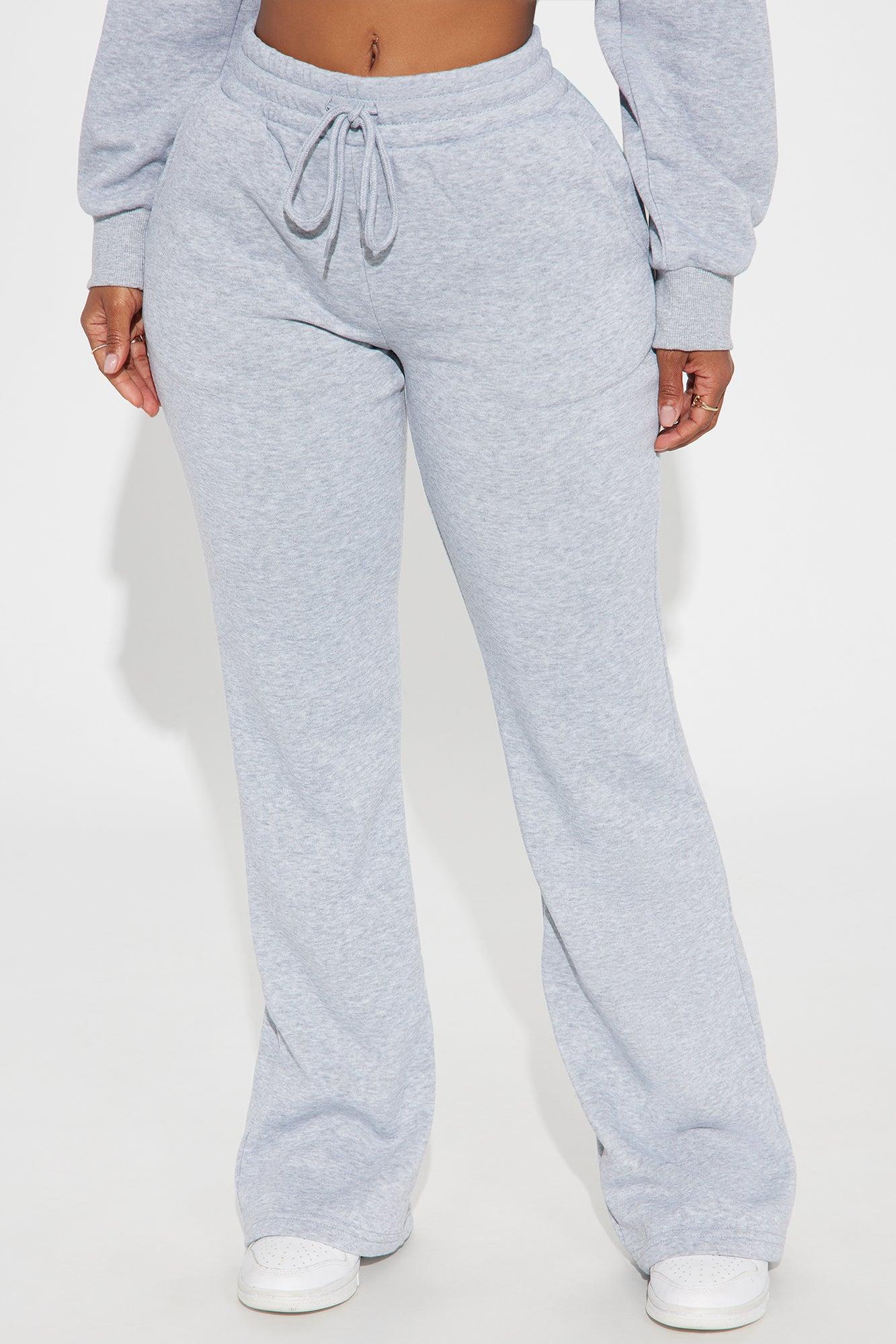 Candice Lounge Flare Pant - Heather Grey Product Image