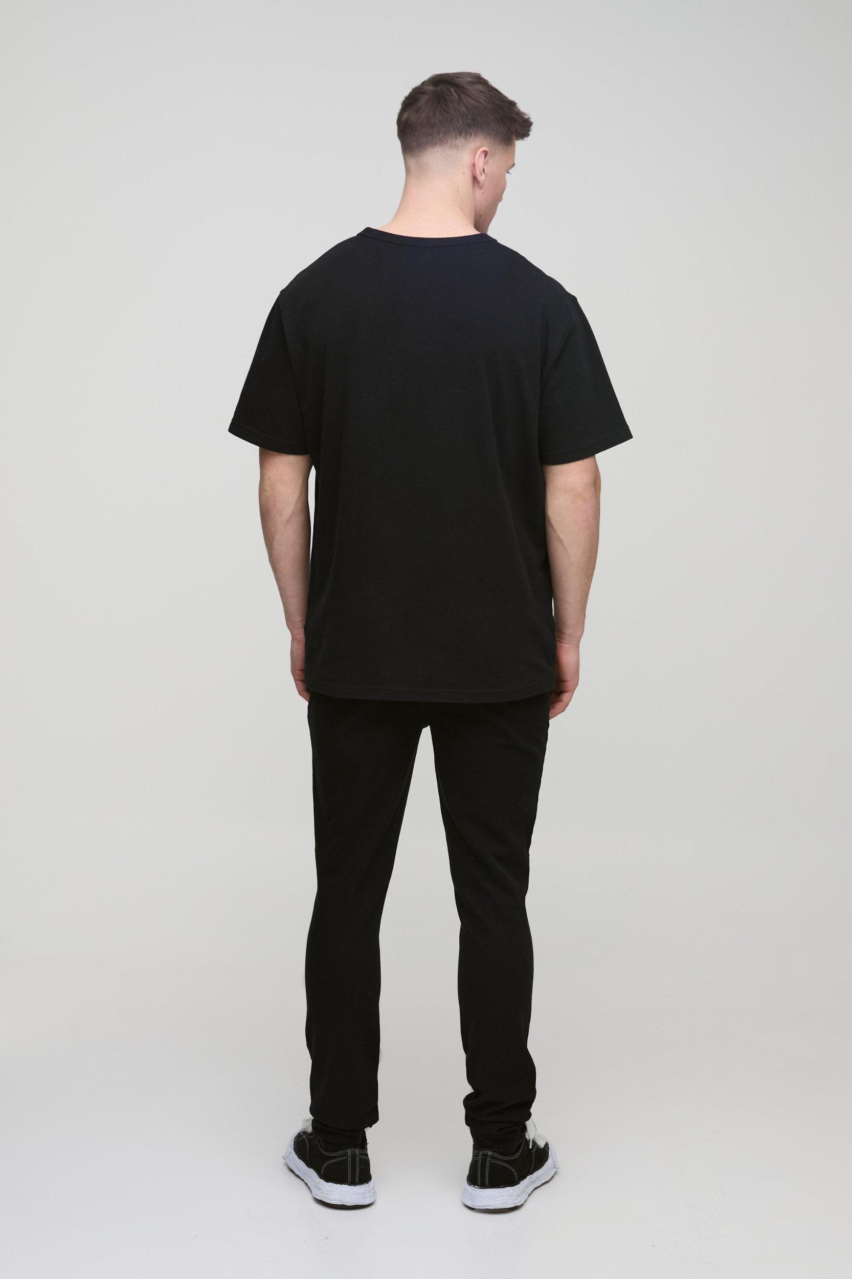 Tall Skinny Ripped Stretch Jeans | boohooMAN USA Product Image