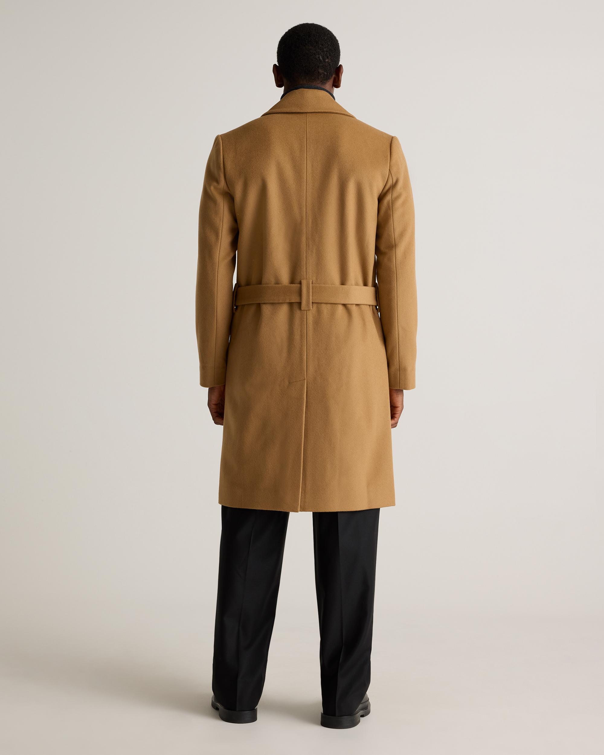 Quince | Men's Italian Wool Belted Overcoat Wool/Nylon Product Image