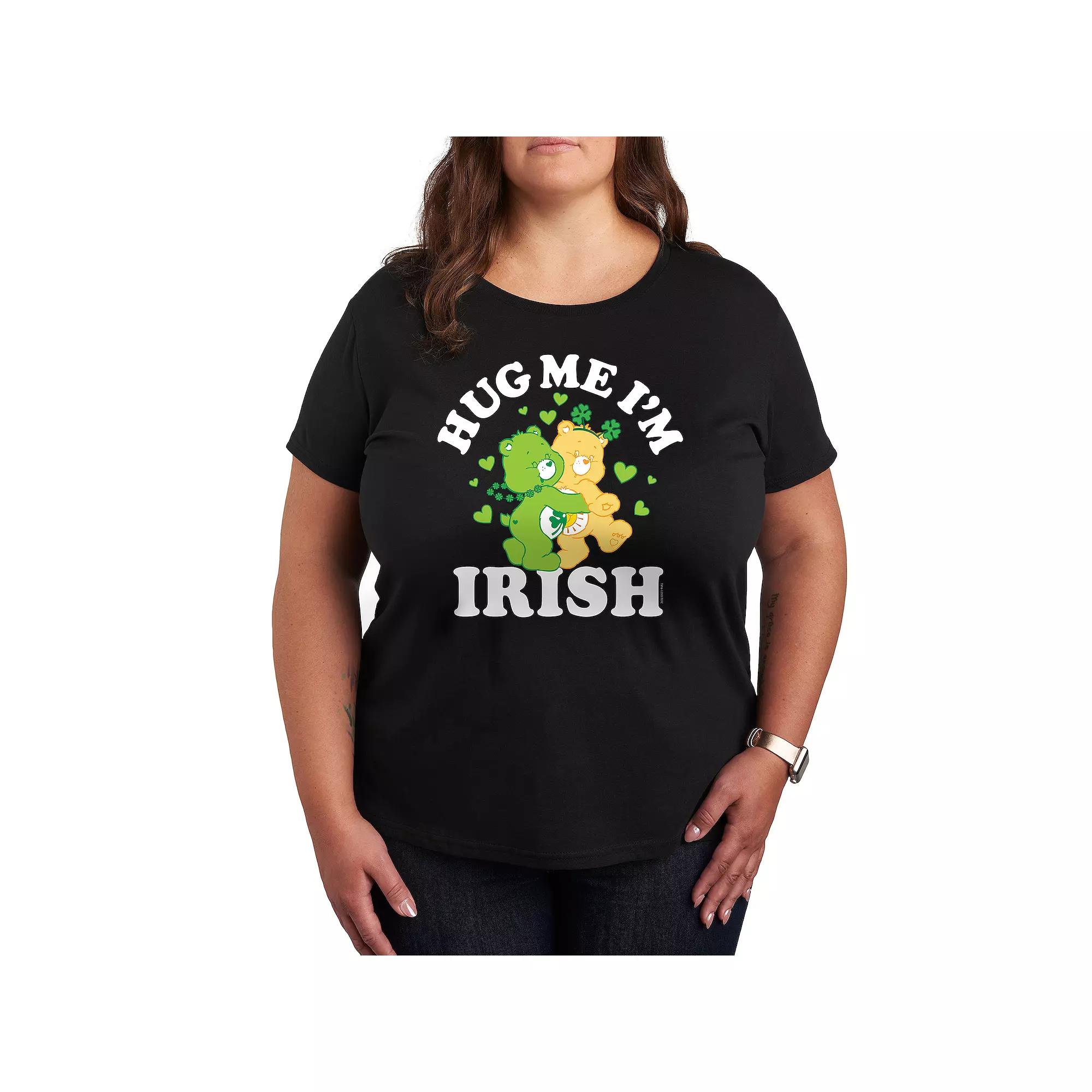 Plus Care Bears Hug Me I'm Irish Graphic Tee, Women's,  Product Image