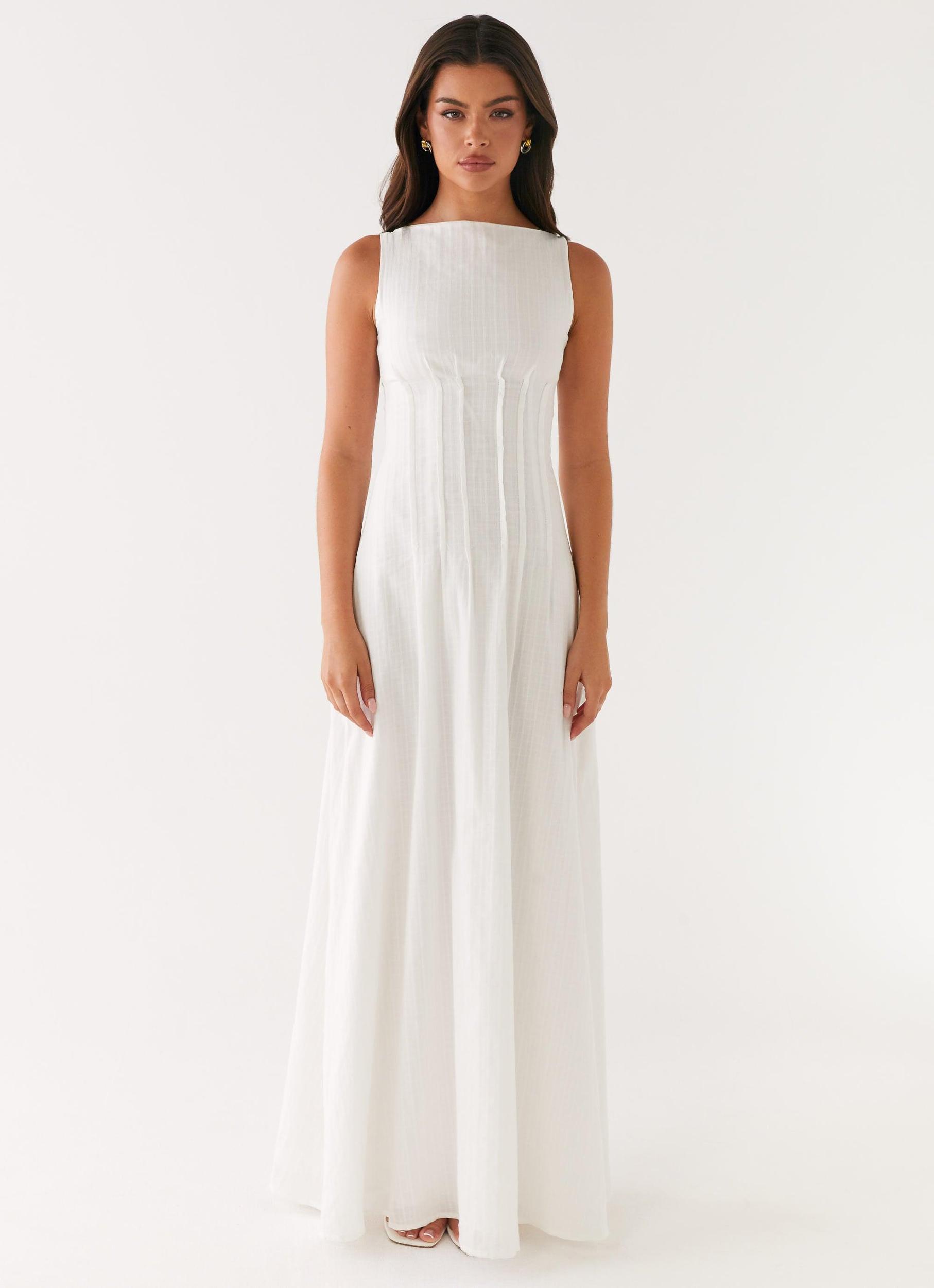 Maloney Maxi Dress - White Product Image