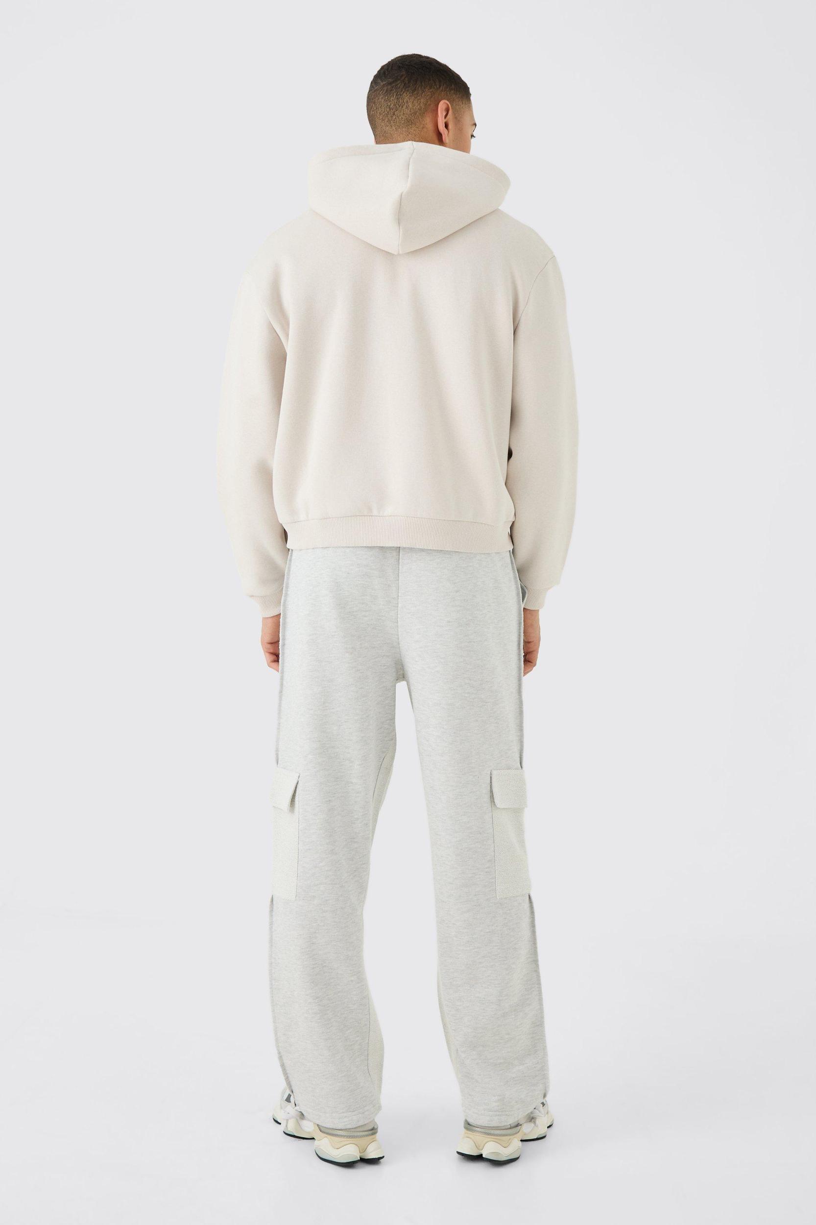 Oversized Boxy Worldwide Zip Through Hoodie | boohooMAN USA Product Image