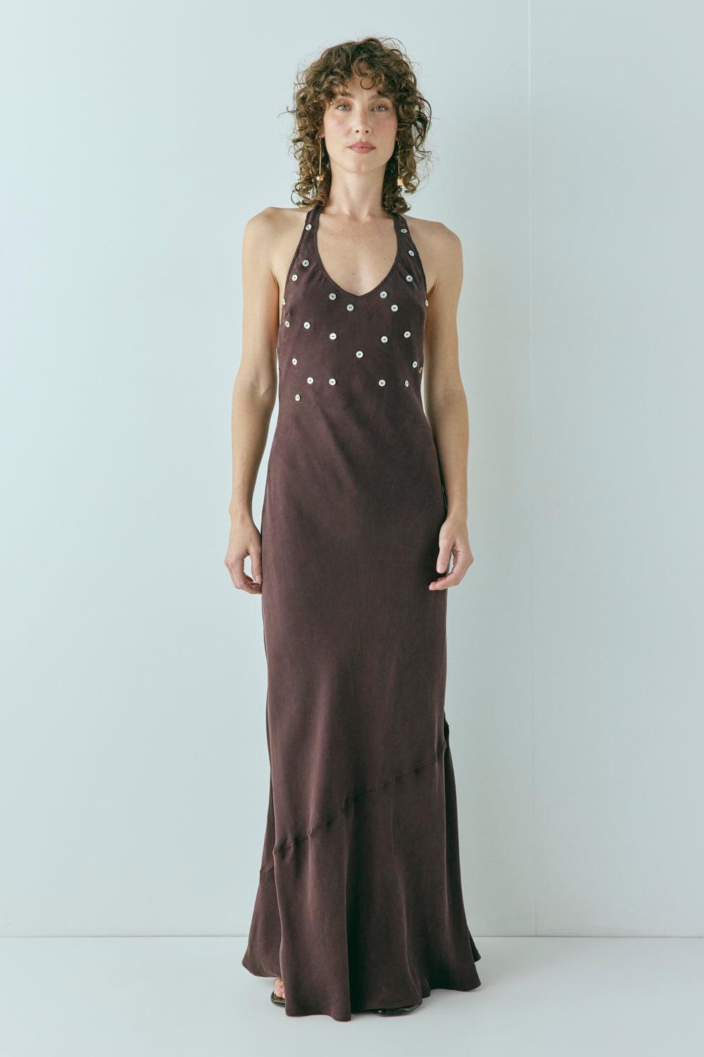 Daliah Maxi Dress Wine Product Image