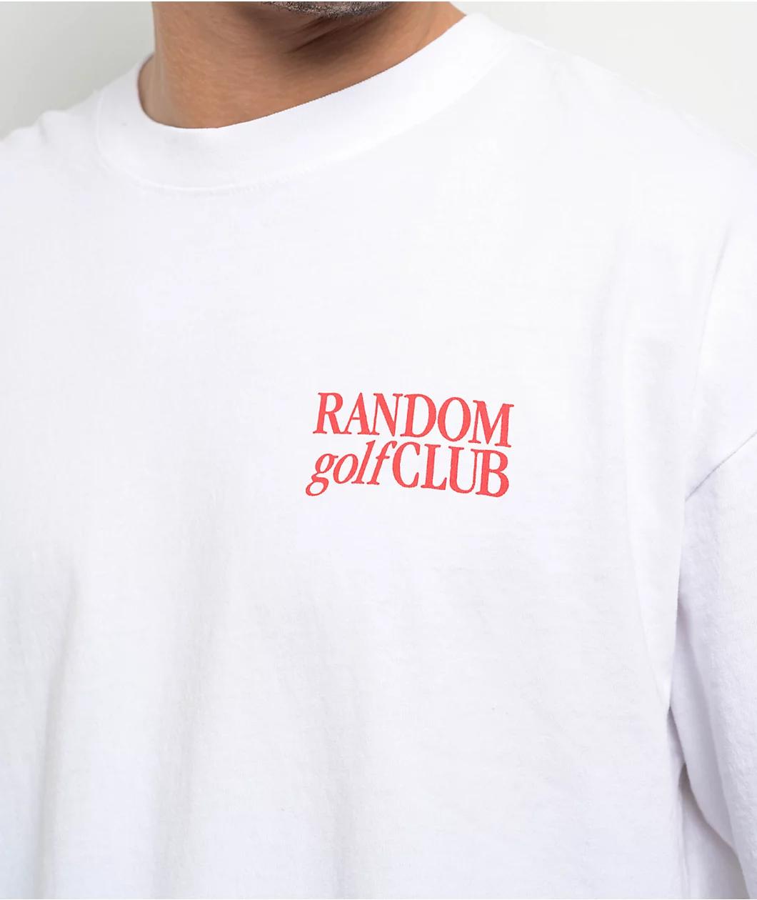 Random Golf Club Meetup Clubhouse White T-Shirt Product Image